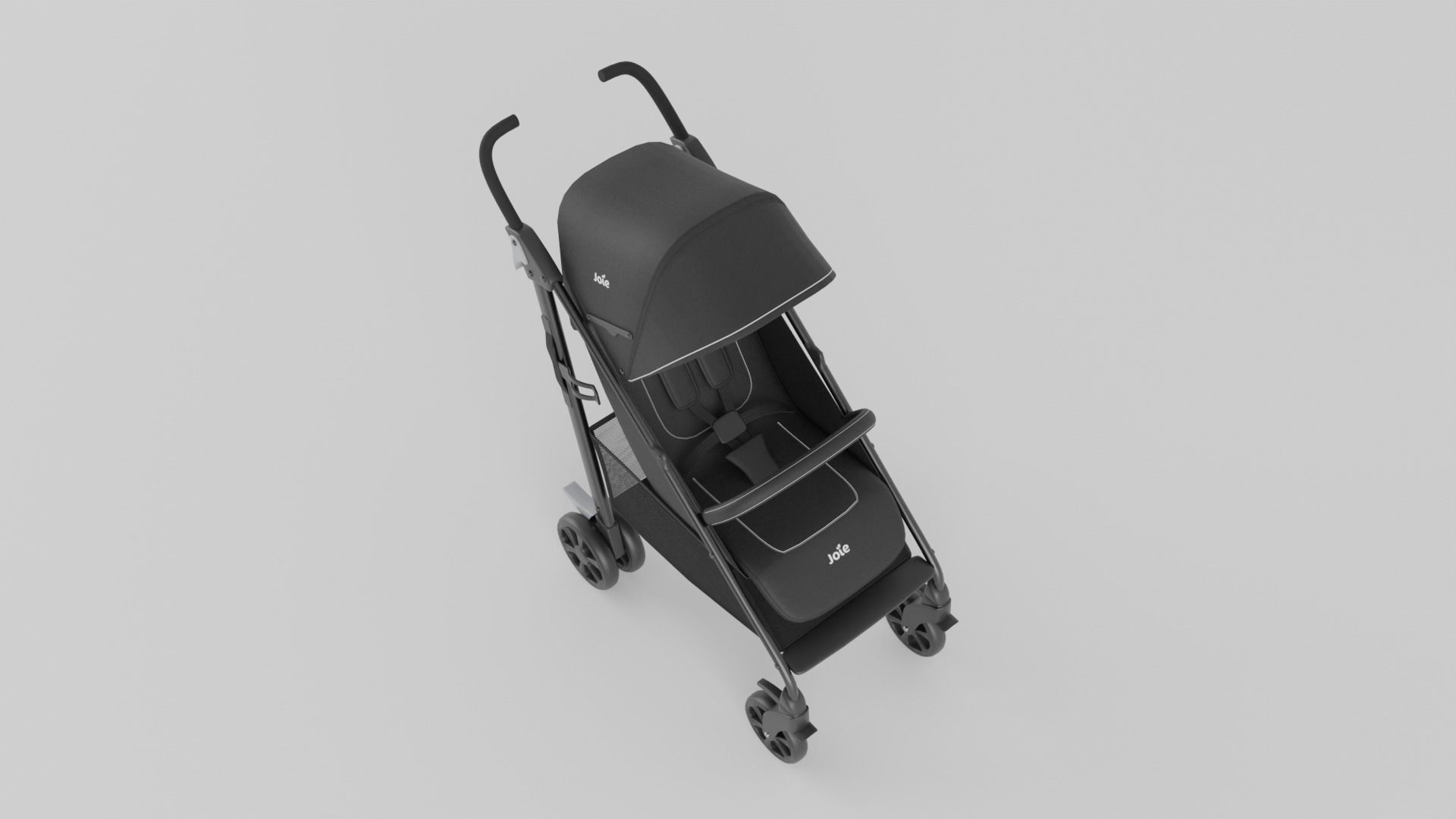 Joie Brisk Stroller for Babies Collection 3 Colours S Low-poly 3D model_14