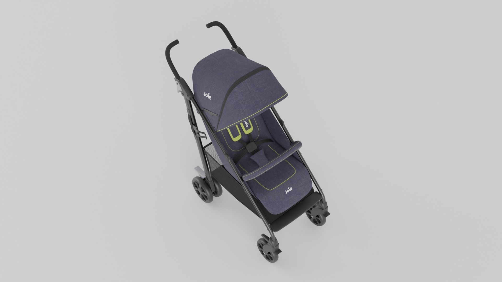 Joie Brisk Stroller for Babies Collection 3 Colours S Low-poly 3D model_5