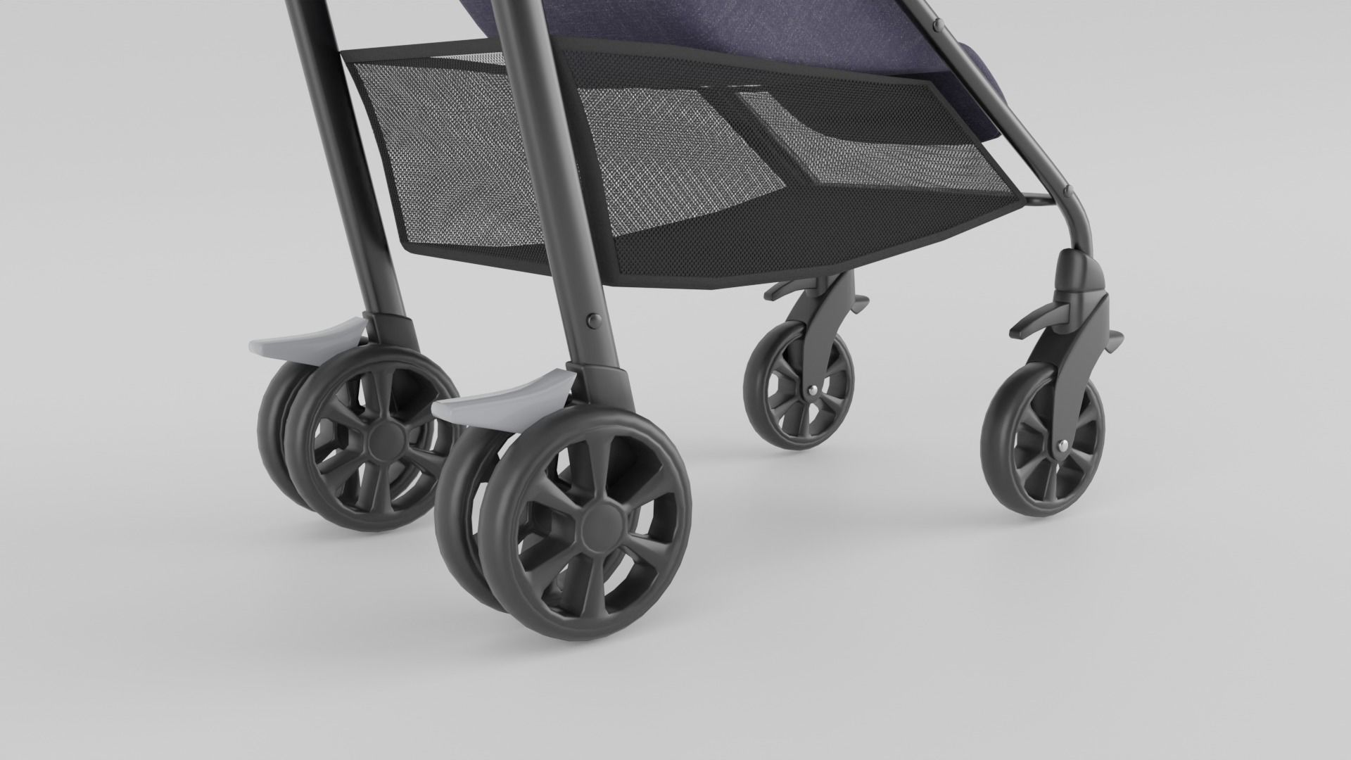 Joie Brisk Stroller for Babies Collection 3 Colours S Low-poly 3D model_7