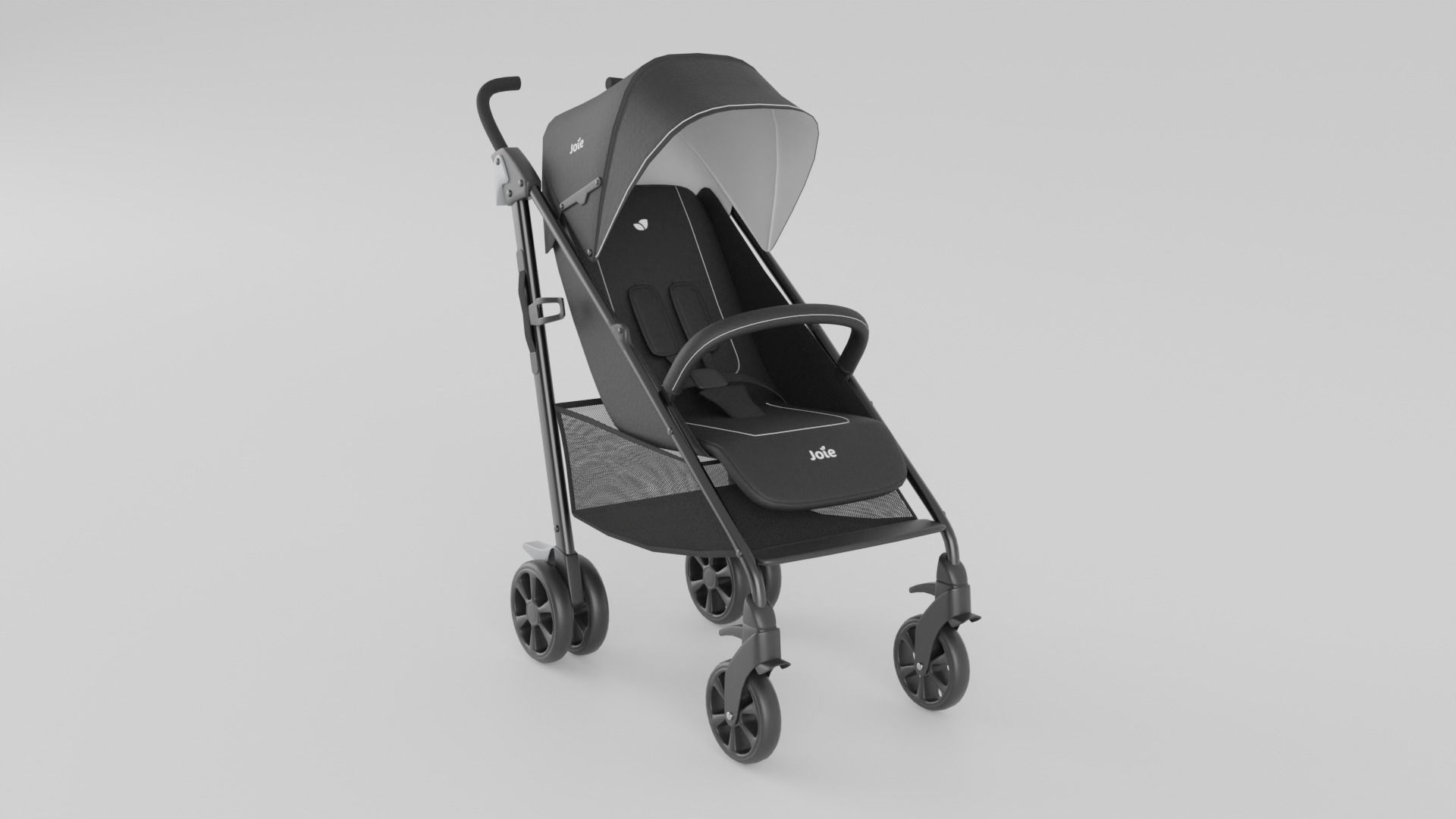 Joie Brisk Stroller for Babies Collection 3 Colours S Low-poly 3D model_12