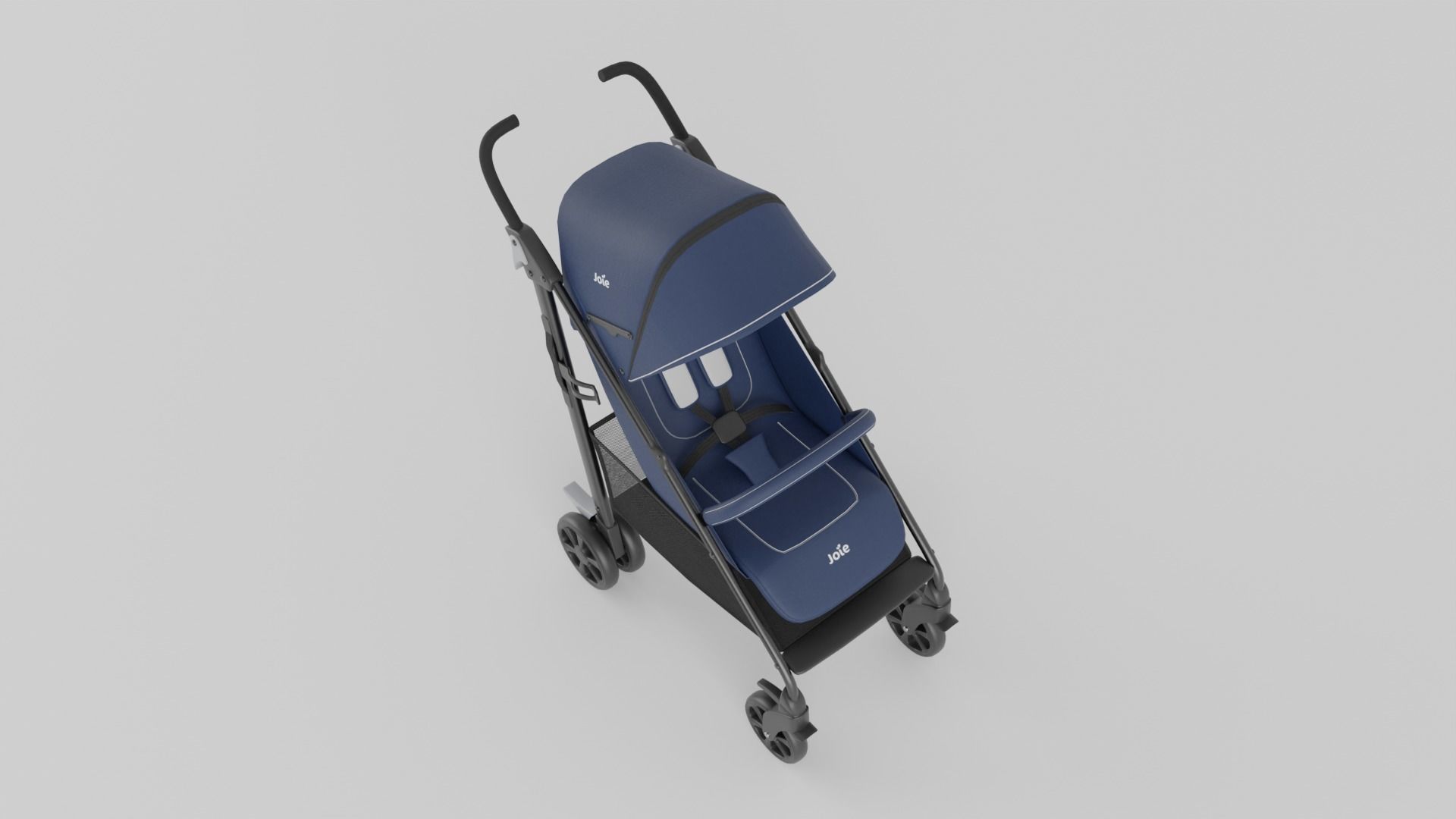 Joie Brisk Stroller for Babies Collection 3 Colours S Low-poly 3D model_10