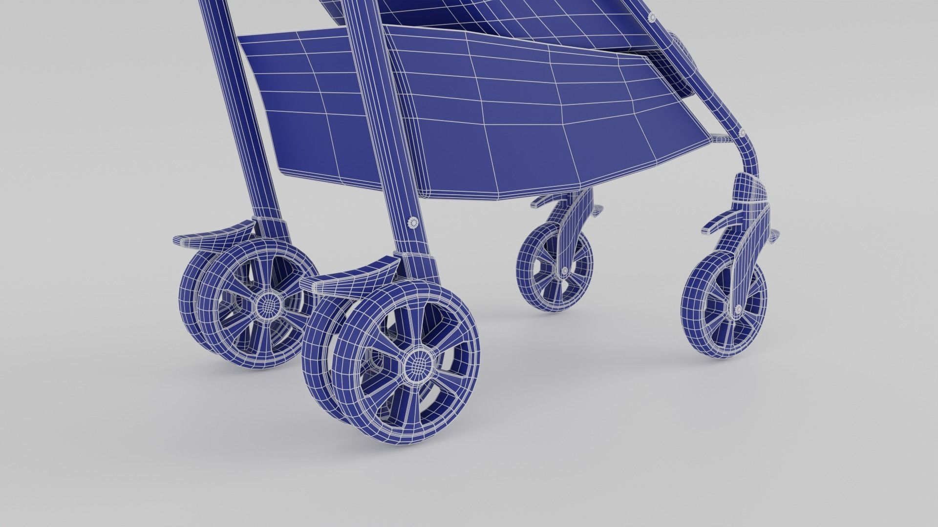 Joie Brisk Stroller for Babies Collection 3 Colours S Low-poly 3D model_20