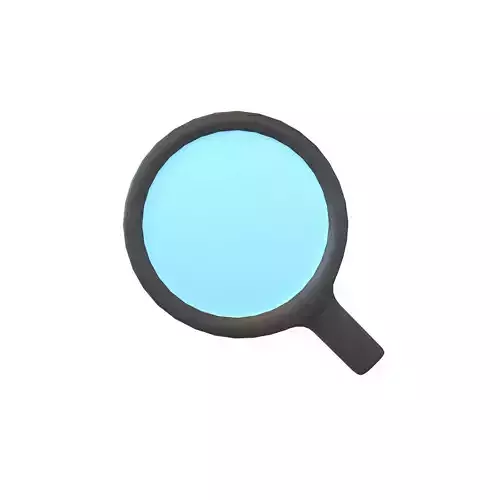 Search Icon v1 002 Low-poly 3D model