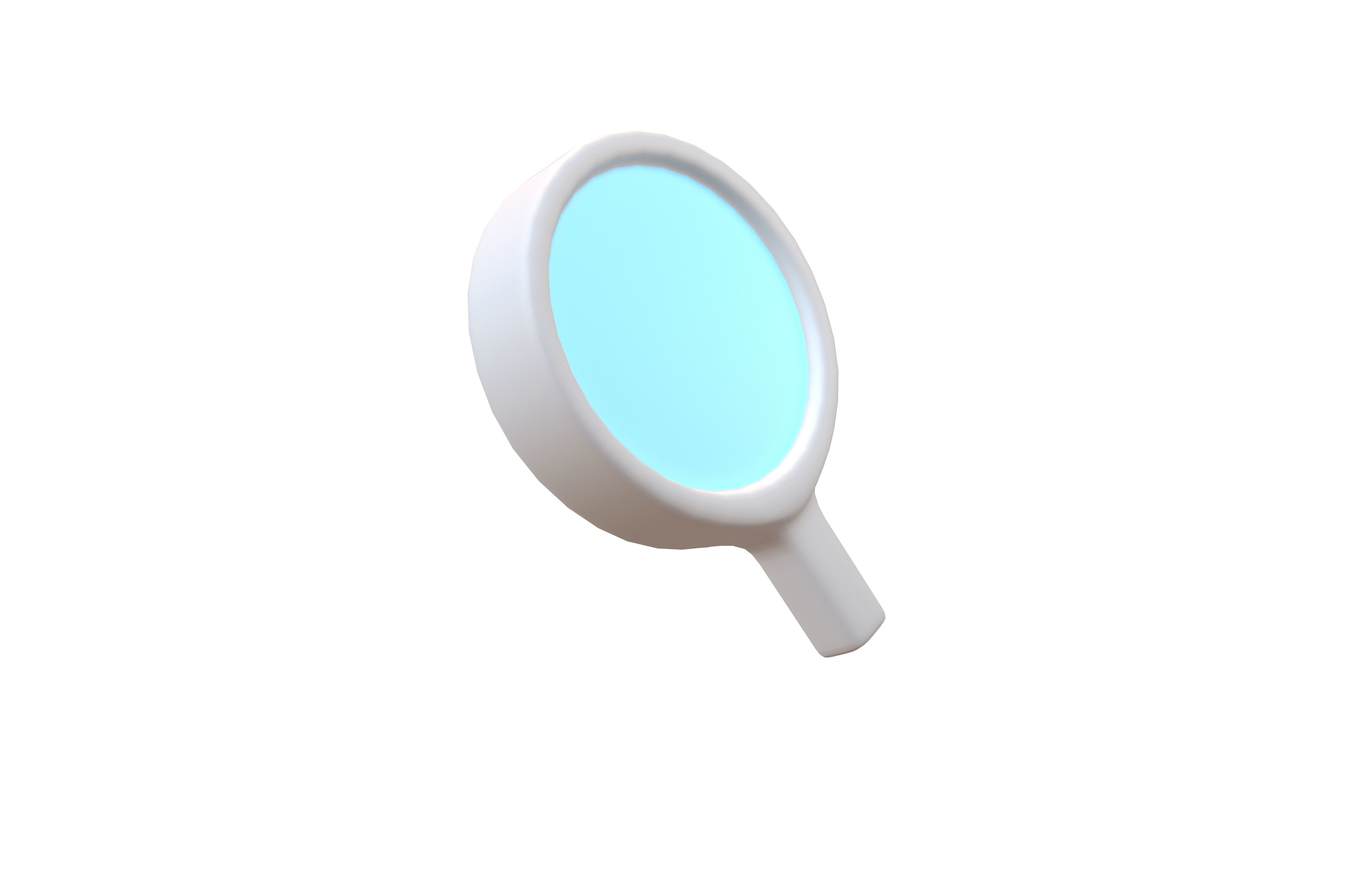 Search Icon v1 003 Low-poly 3D model_3