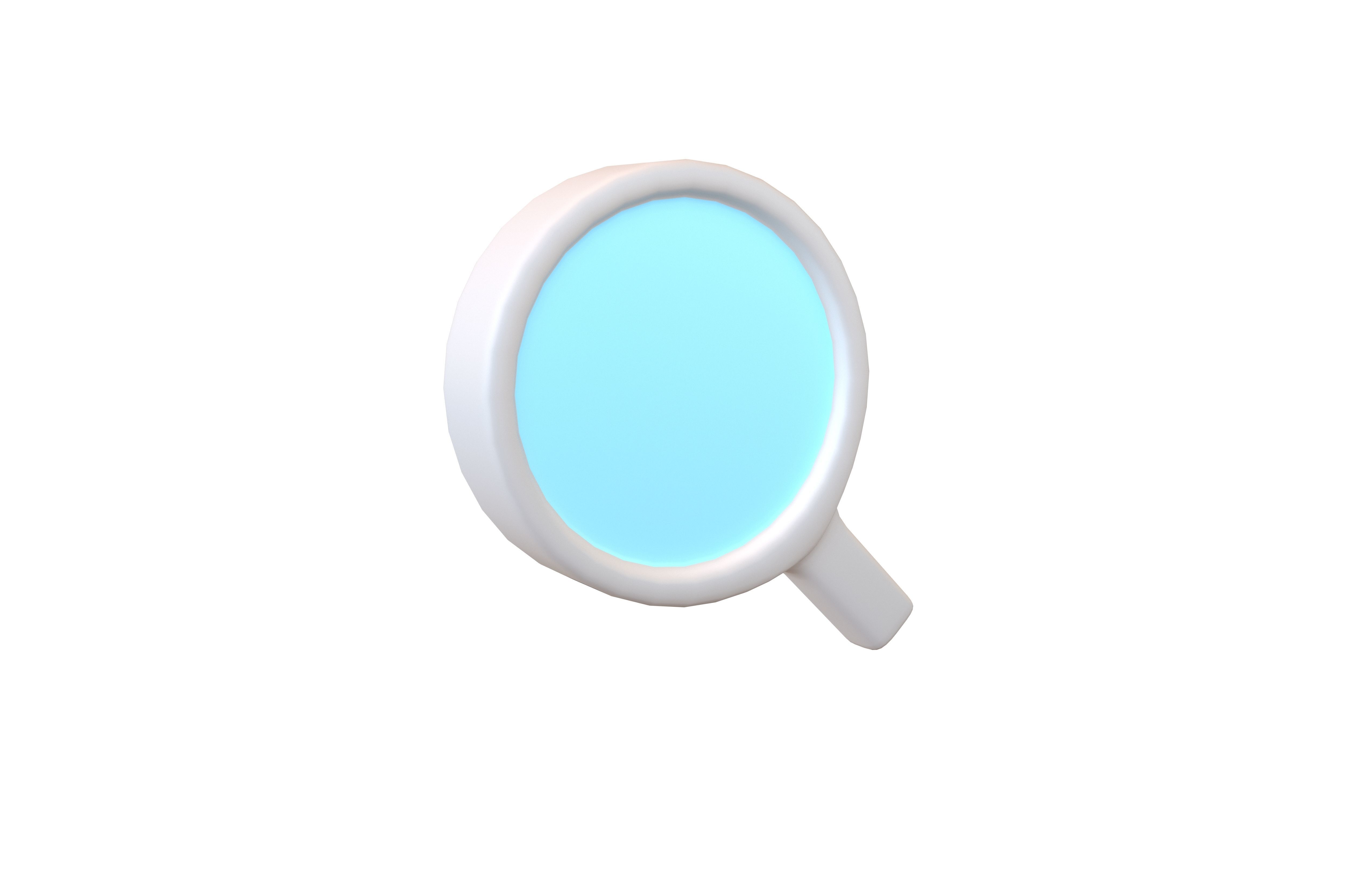 Search Icon v1 003 Low-poly 3D model_1