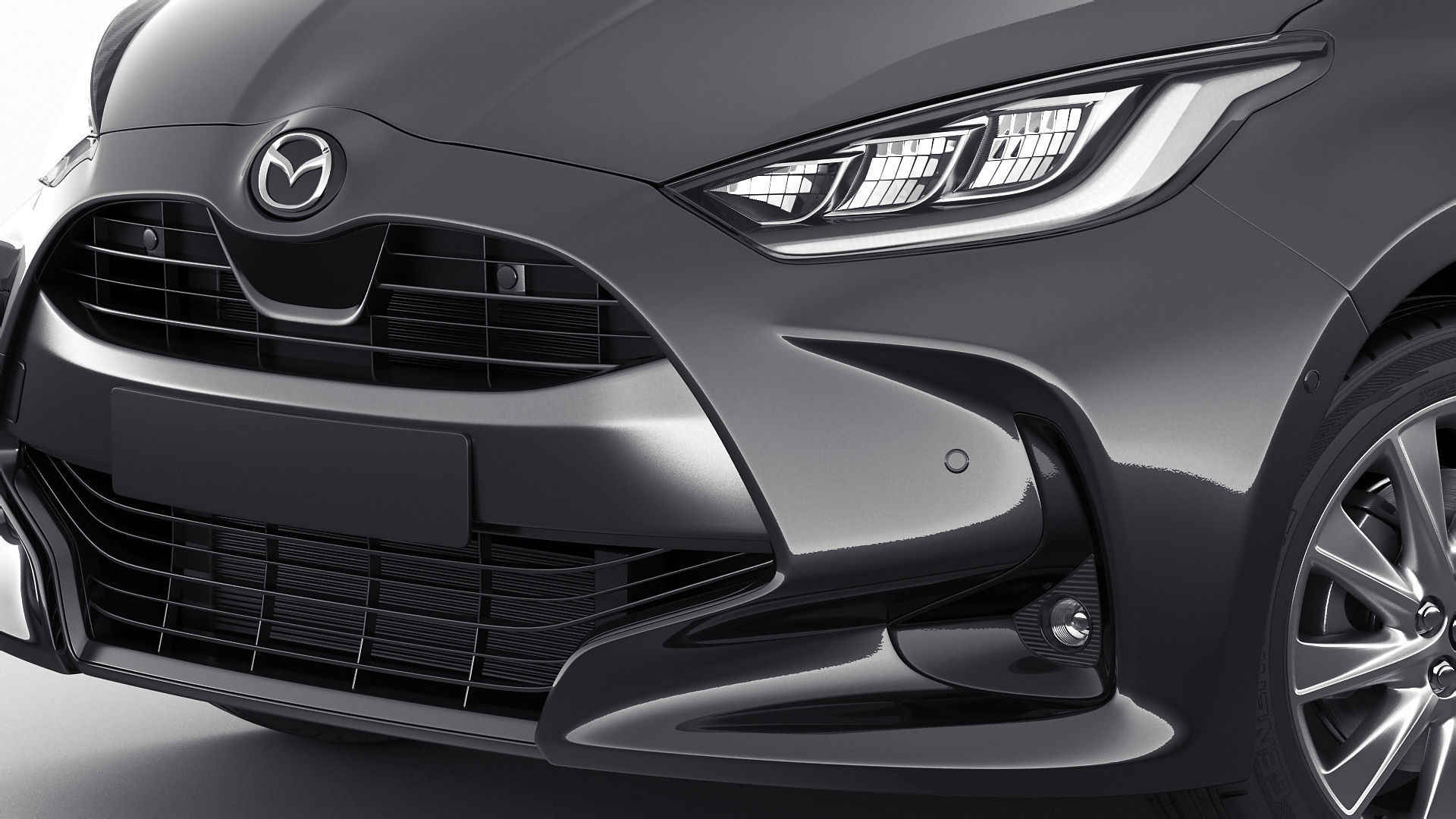 Mazda 2 hybrid 2022 3D model_4