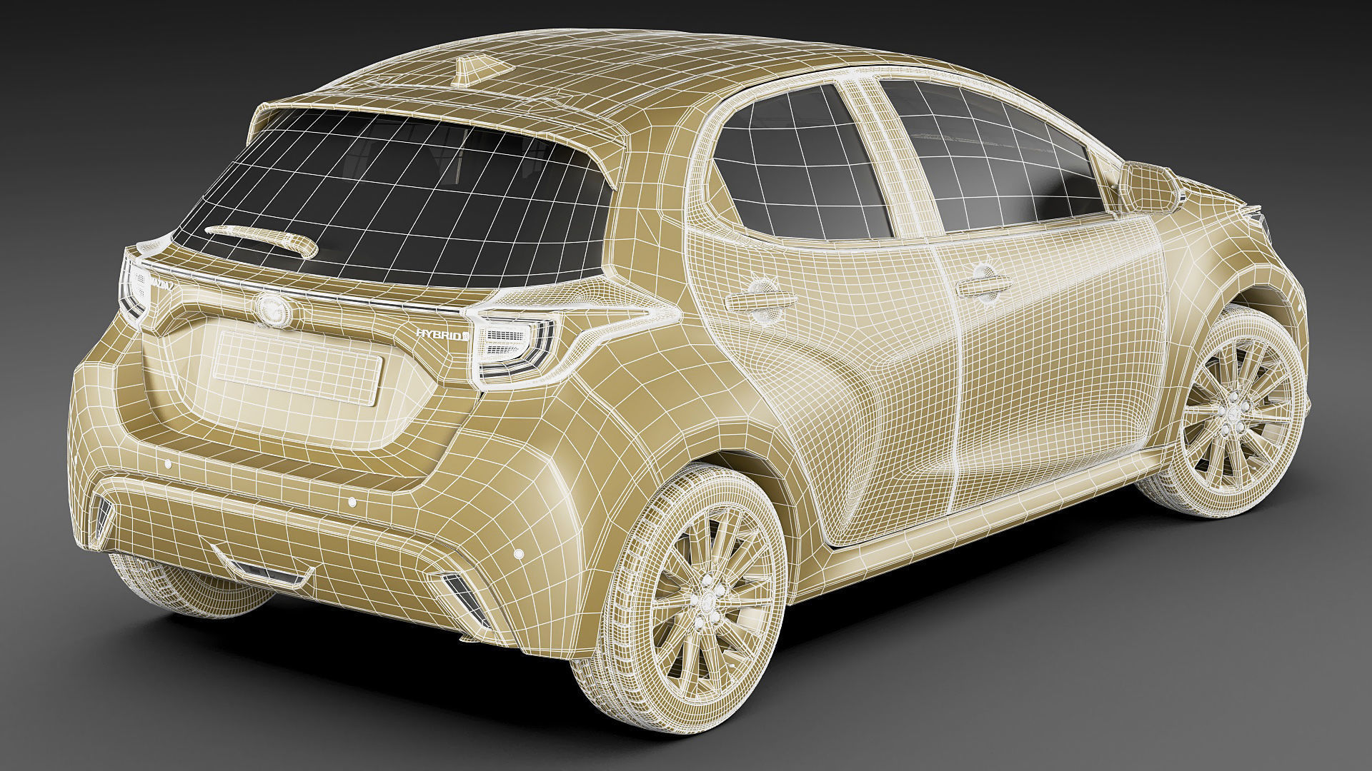 Mazda 2 hybrid 2022 3D model_27