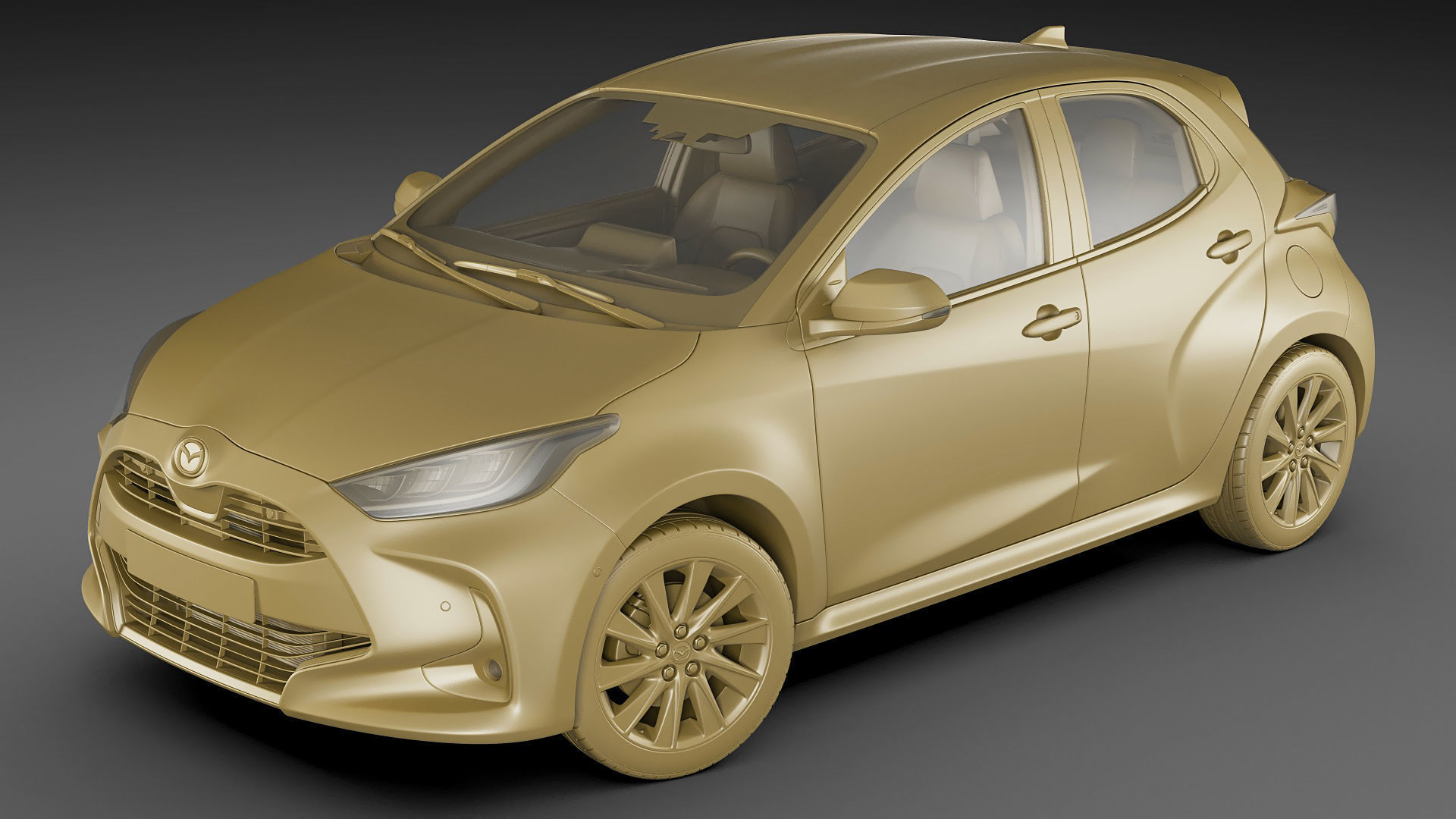 Mazda 2 hybrid 2022 3D model_21