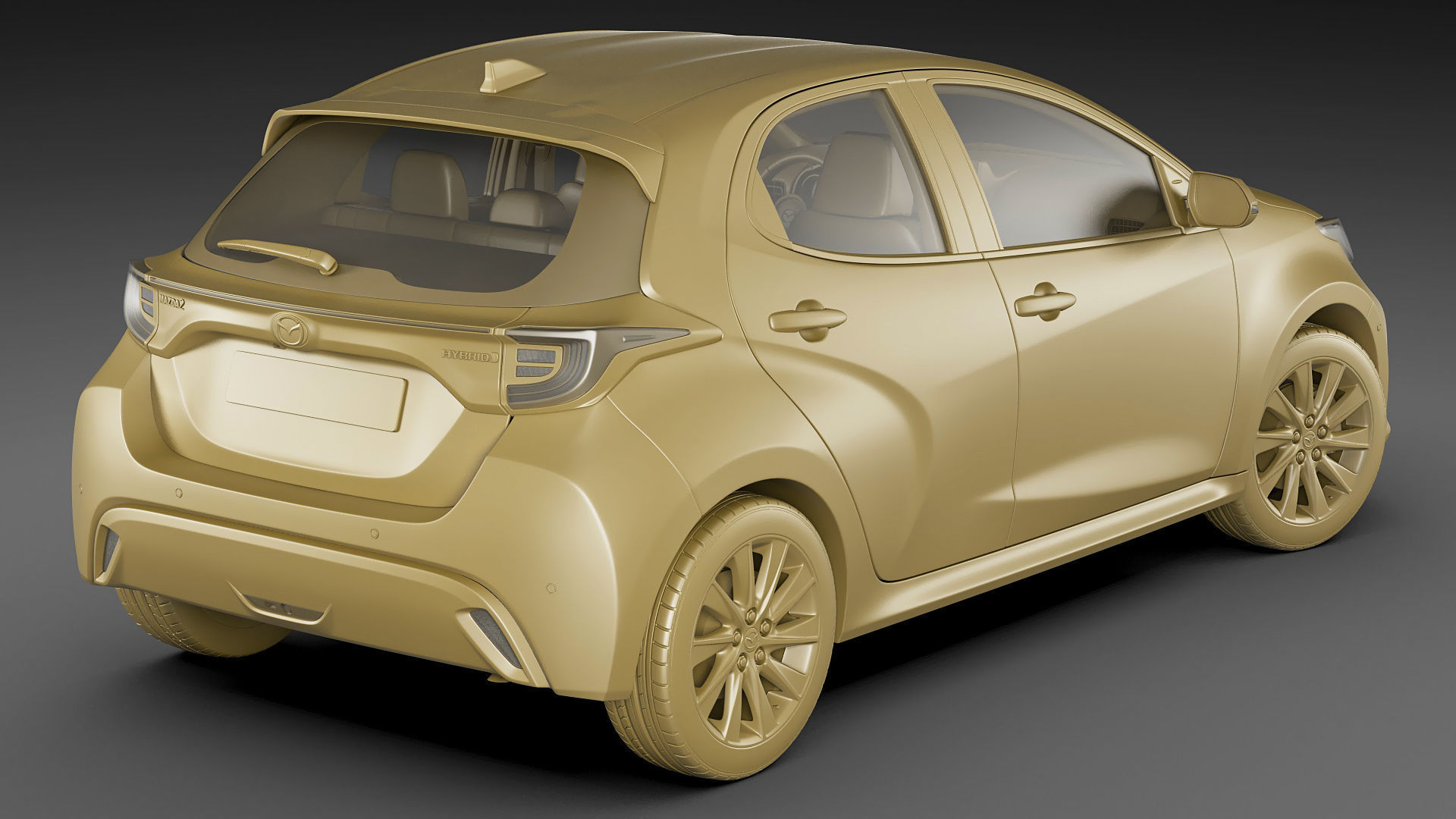 Mazda 2 hybrid 2022 3D model_22
