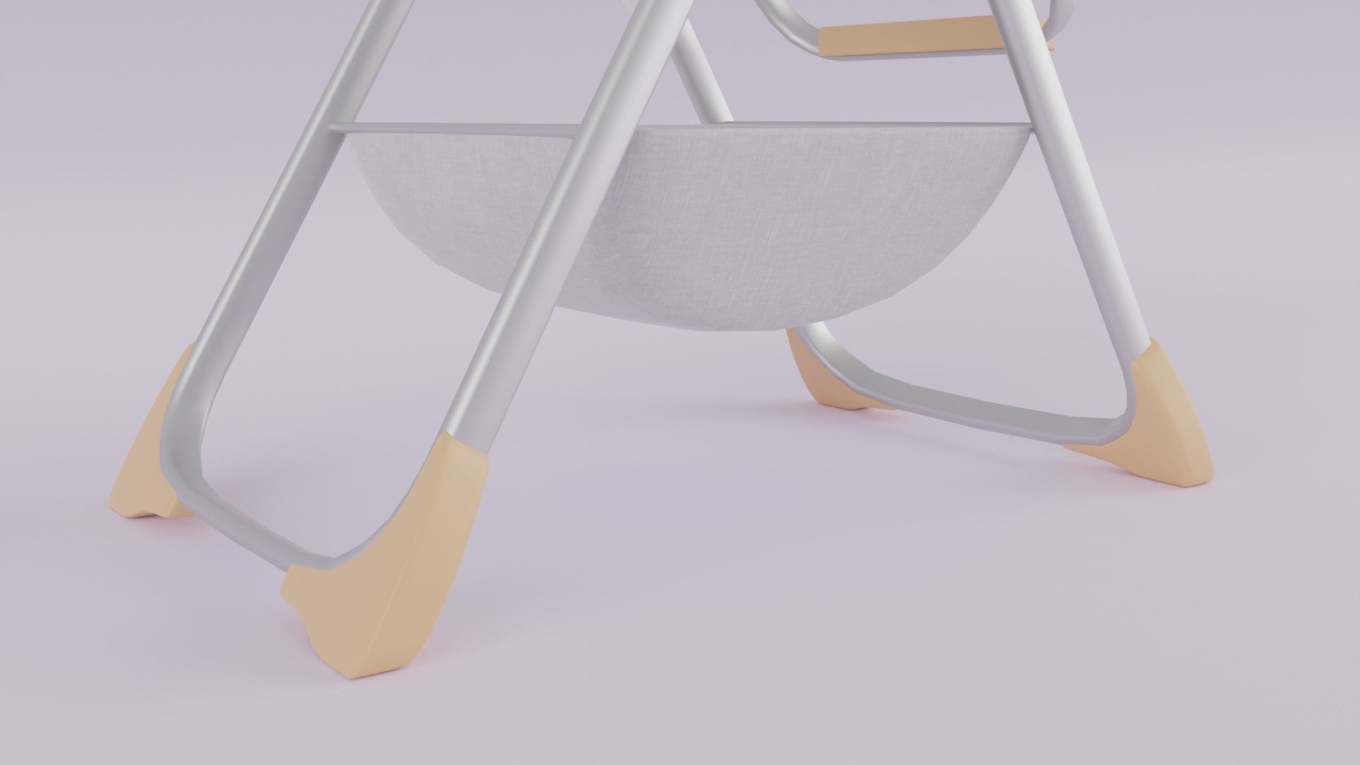 Joie Mimzy Snacker 2in1 High Chair for Babies K Low-poly 3D model_7