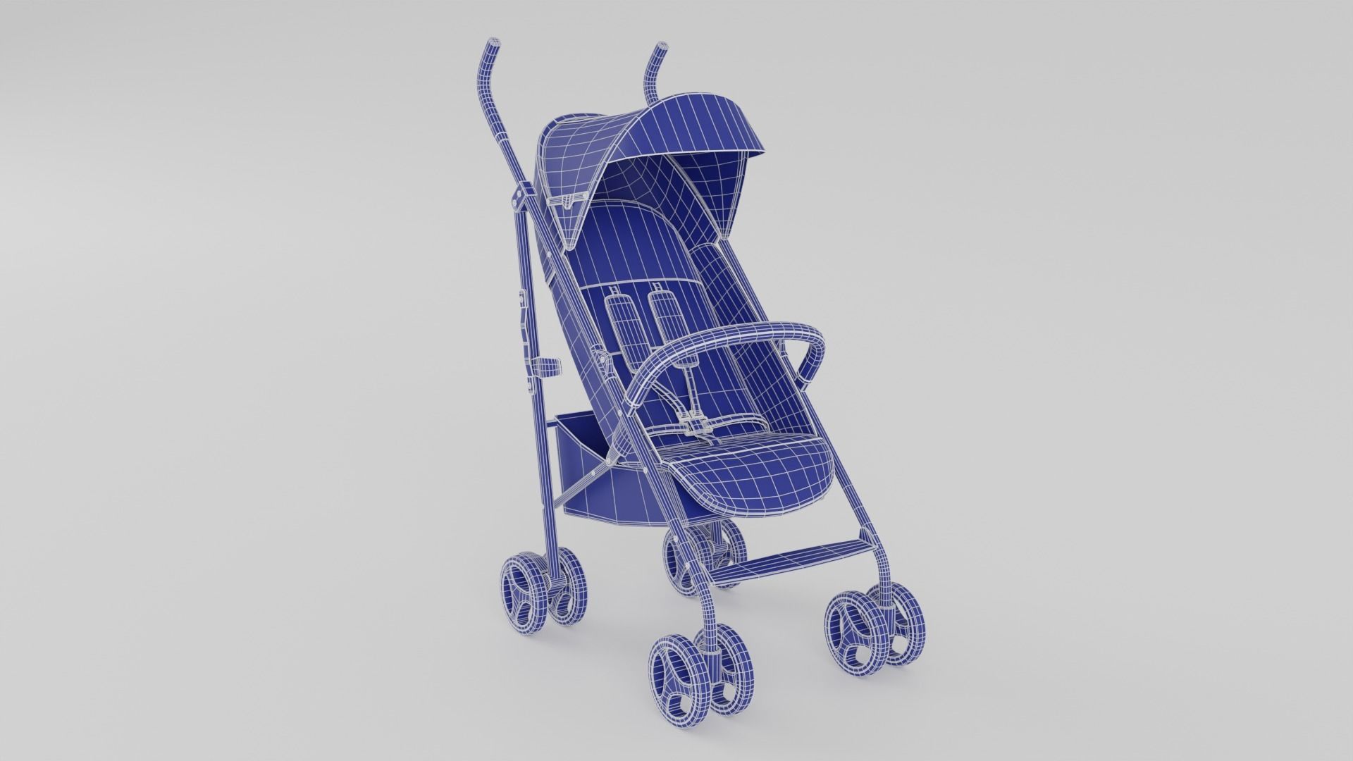 Joie Nitro LX Strollers for Babies Collection  S Low-poly 3D model_24