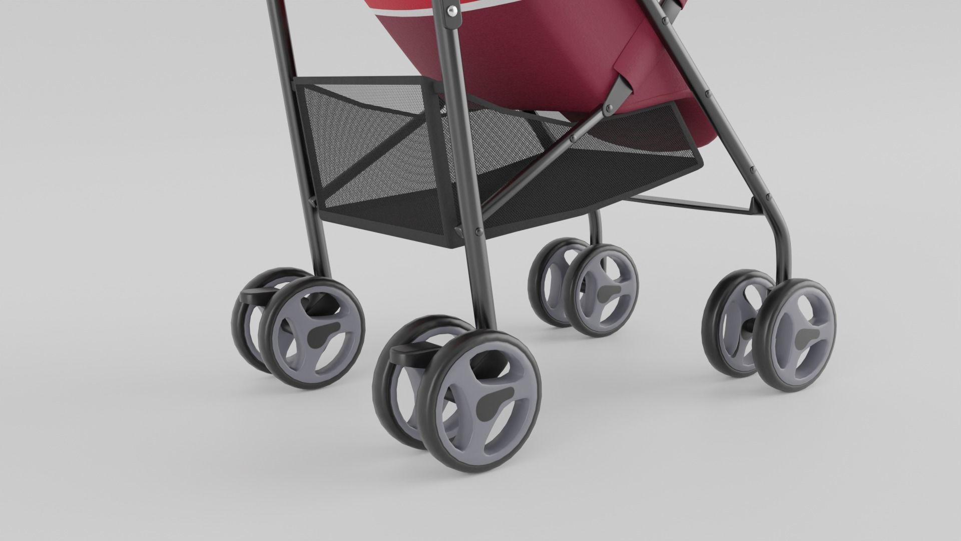 Joie Nitro LX Strollers for Babies Collection  S Low-poly 3D model_7