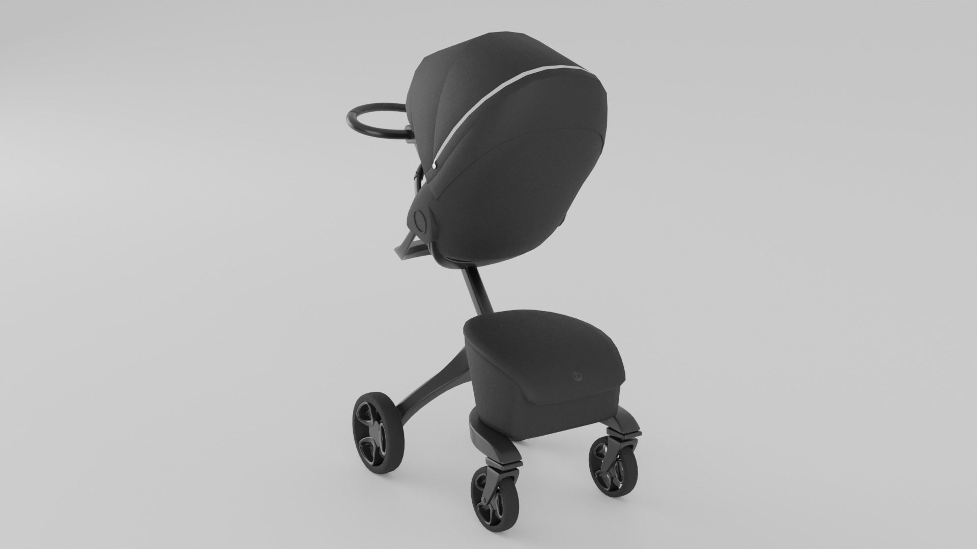 Stokke Xplory X Baby Strollers  Collection 4 Colours S Low-poly 3D model_8