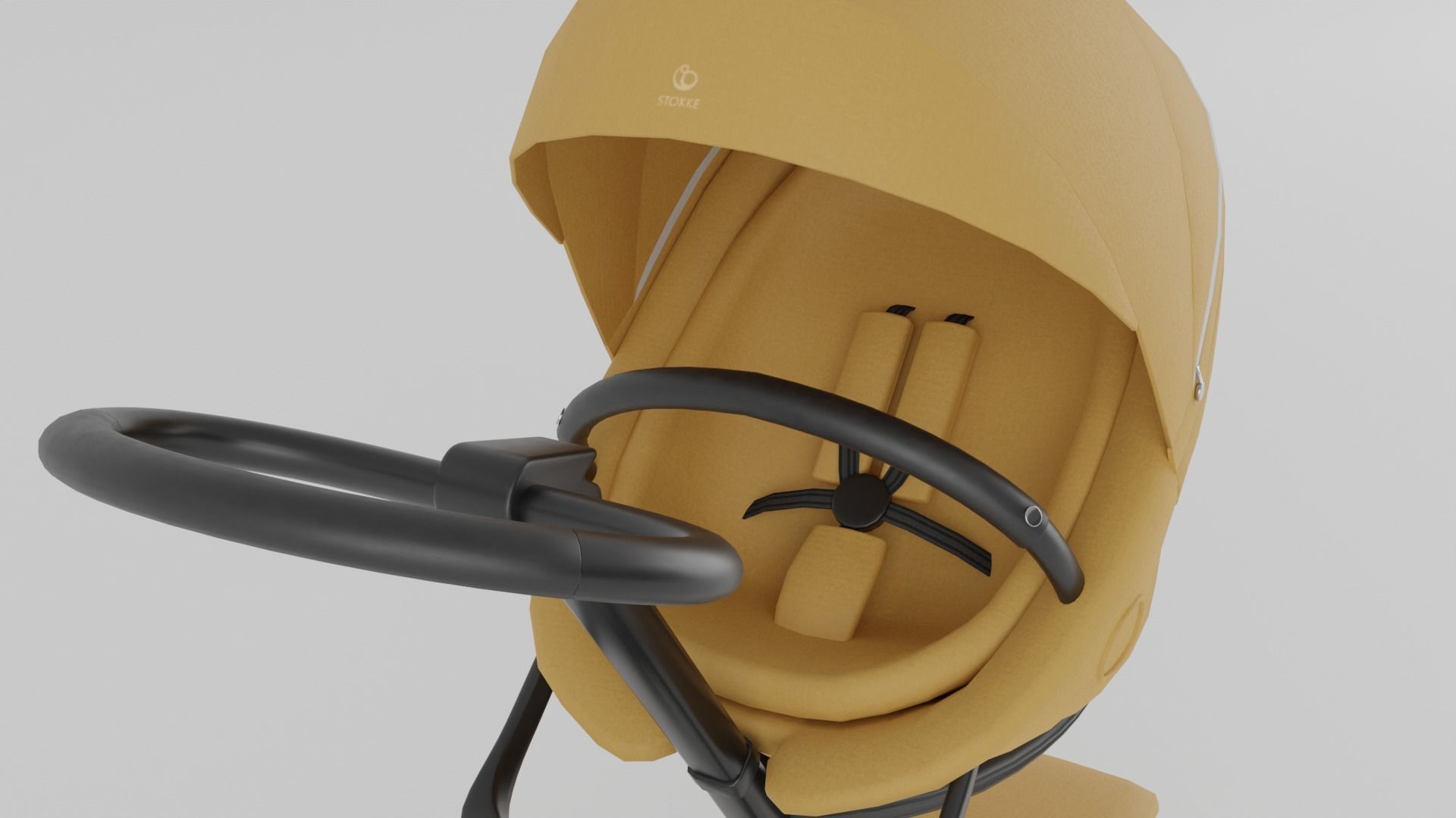 Stokke Xplory X Baby Strollers  Collection 4 Colours S Low-poly 3D model_15