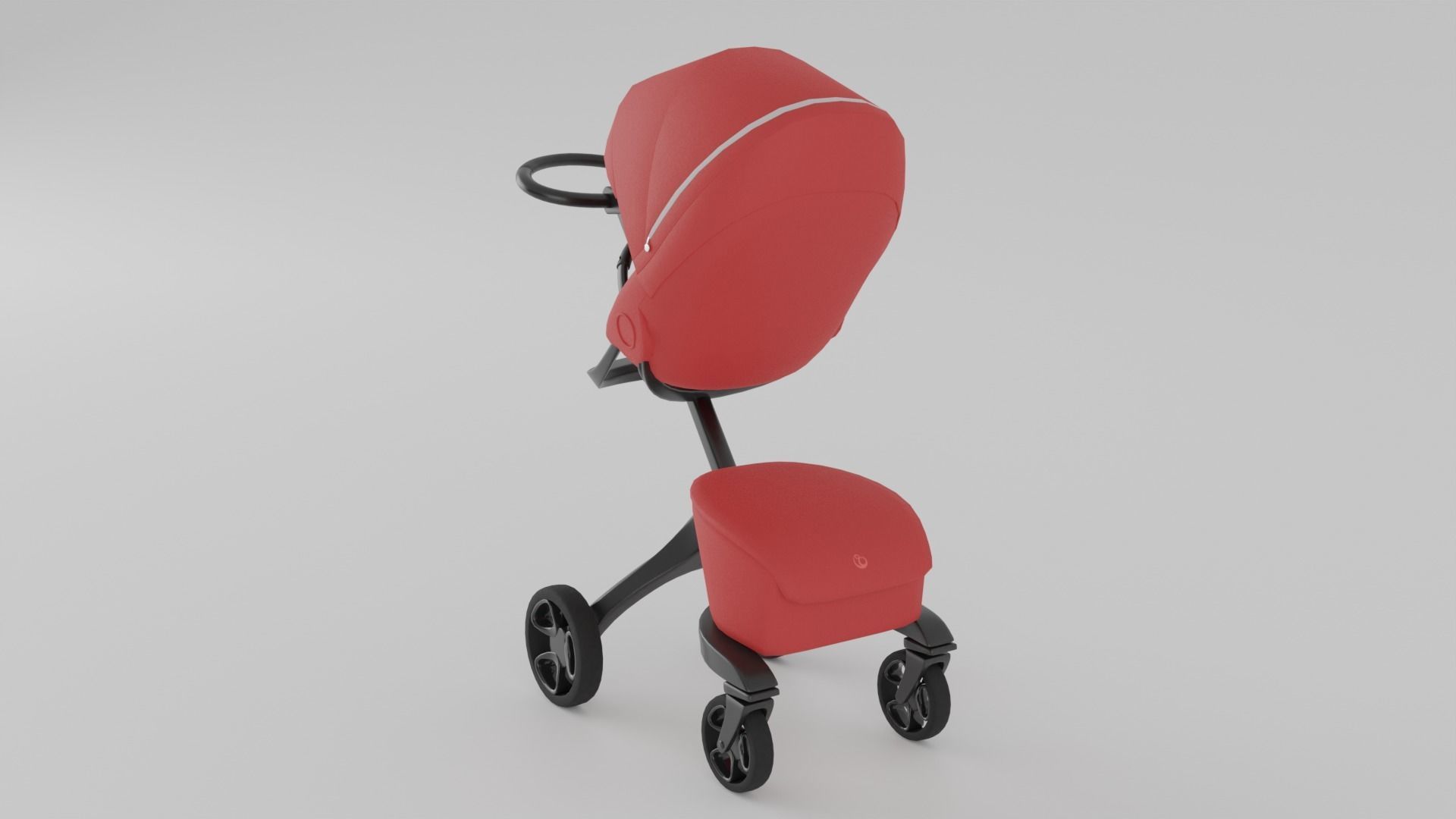 Stokke Xplory X Baby Strollers  Collection 4 Colours S Low-poly 3D model_4