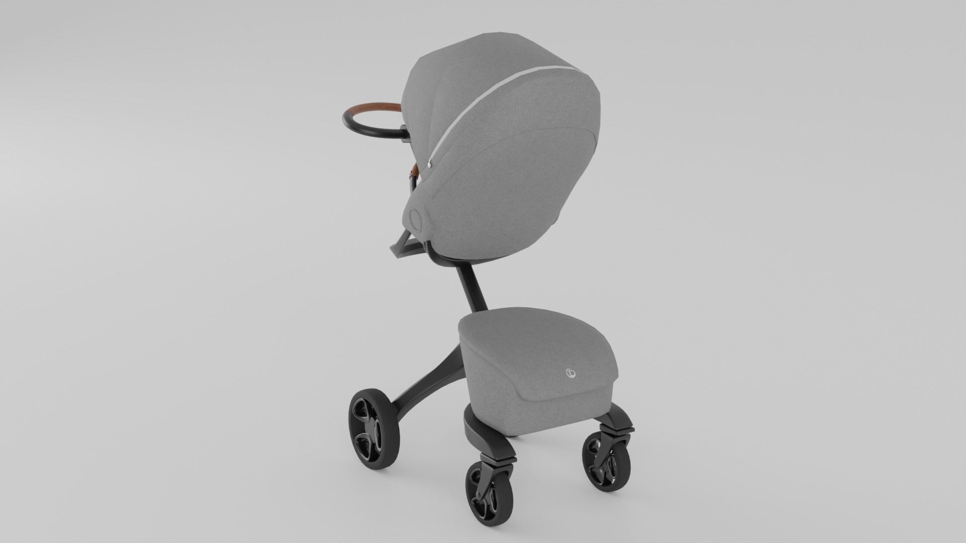 Stokke Xplory X Baby Strollers  Collection 4 Colours S Low-poly 3D model_11
