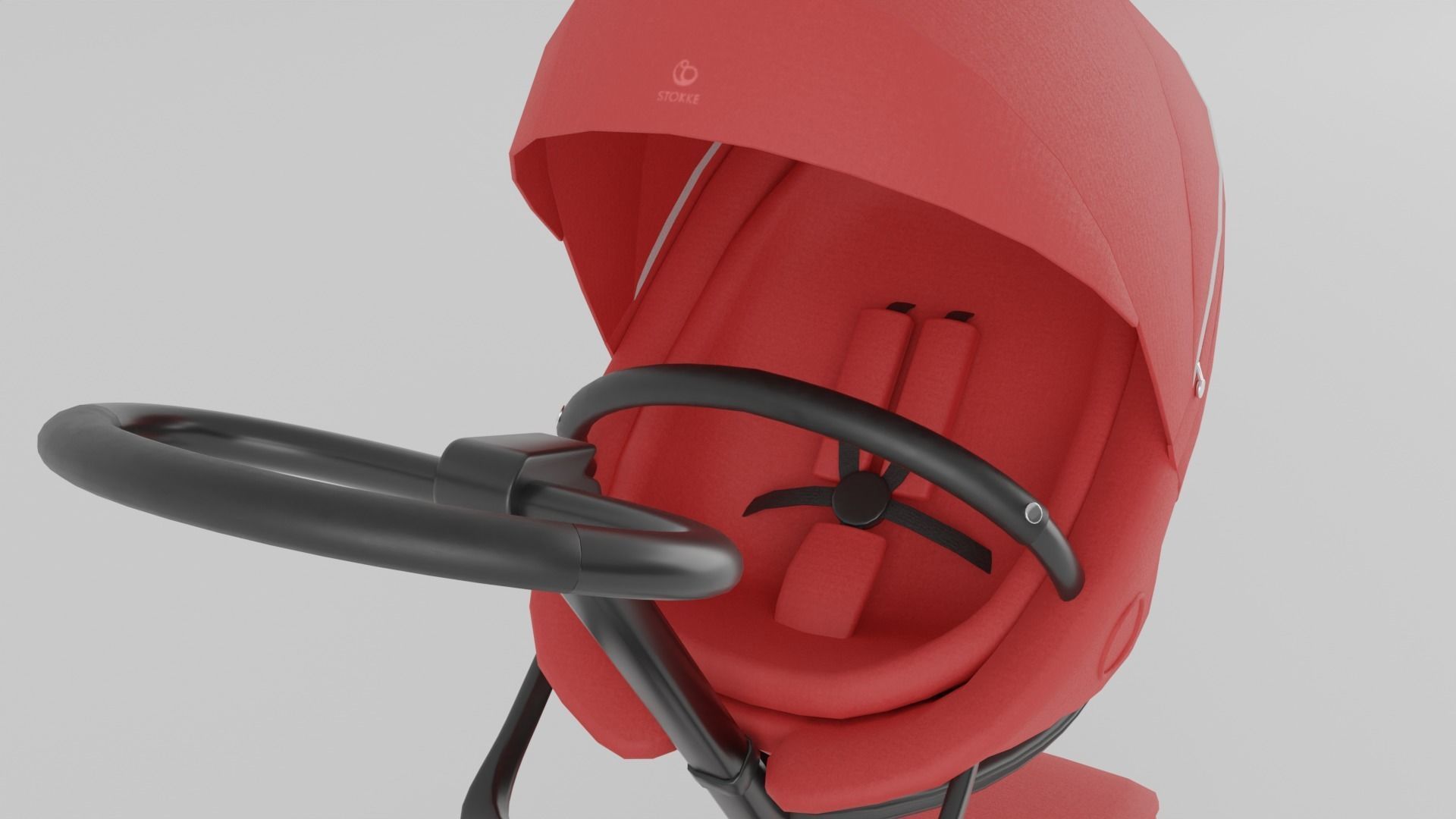 Stokke Xplory X Baby Strollers  Collection 4 Colours S Low-poly 3D model_5