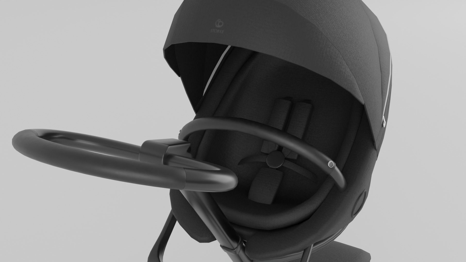 Stokke Xplory X Baby Strollers  Collection 4 Colours S Low-poly 3D model_9