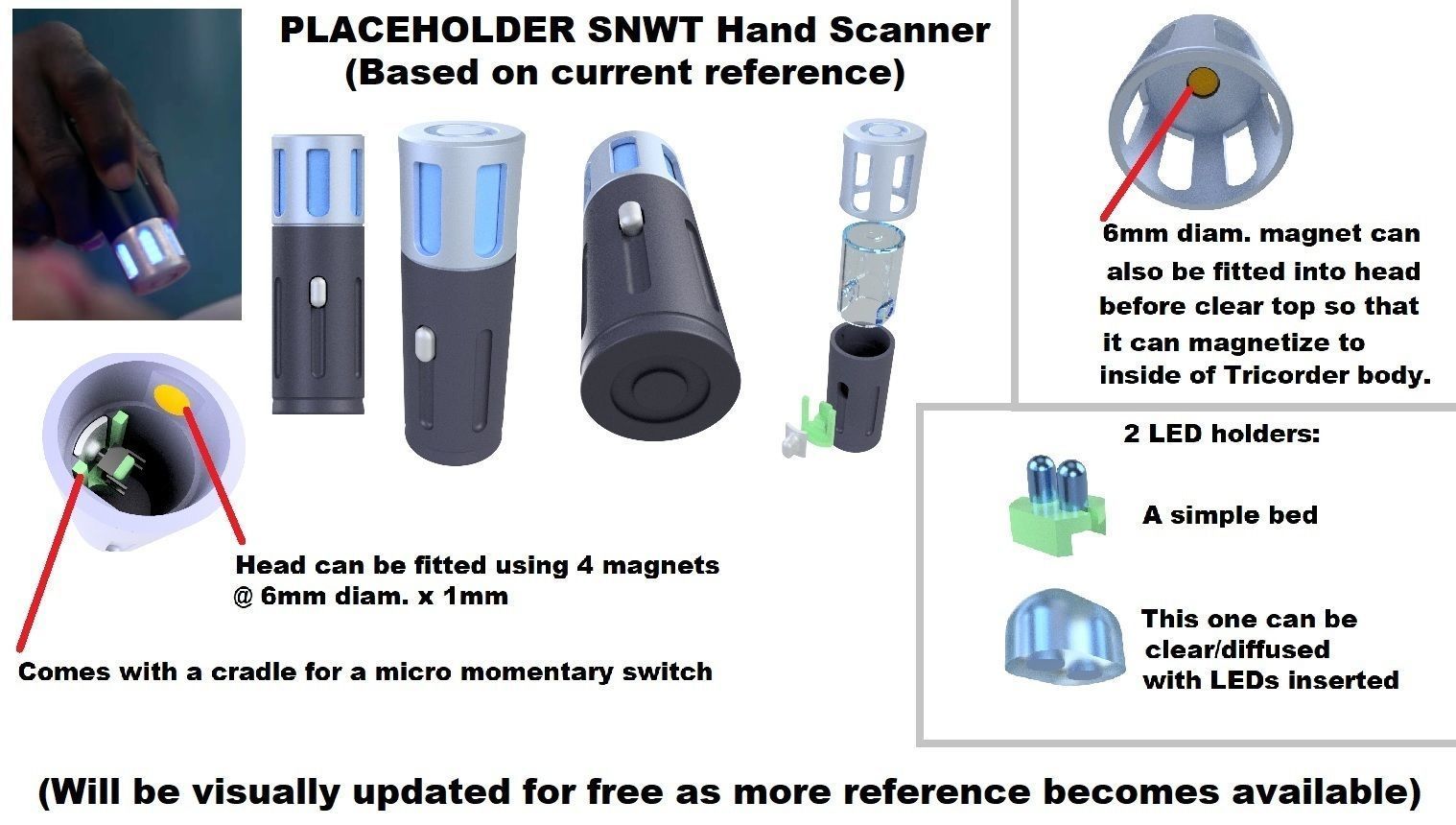 Strange New Tricorder 3D print model_14