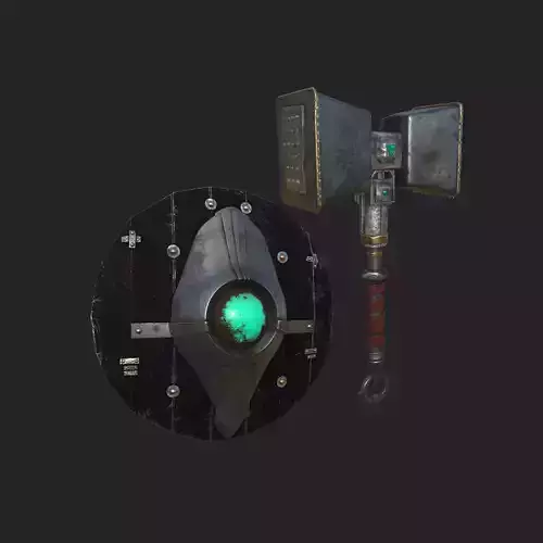 weapons shield with eye