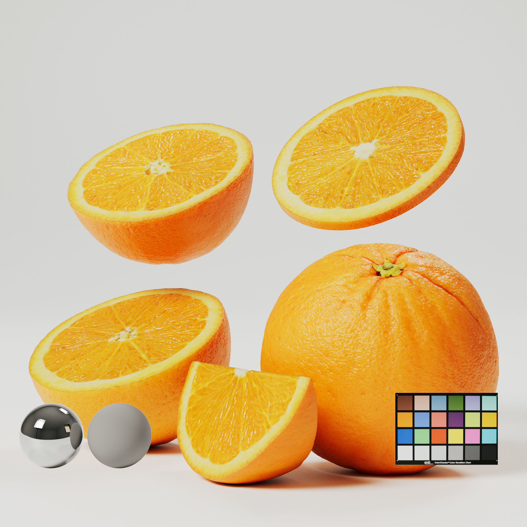 Orange 3D model_0