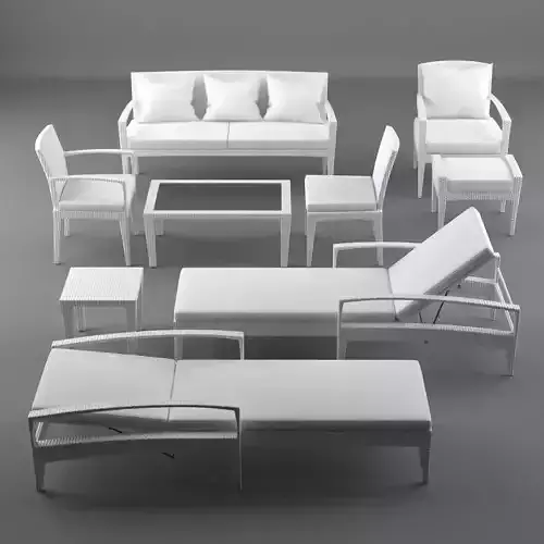 Dedon Panama Collection 1 3D model