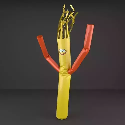 Skydancer balloon stick with face