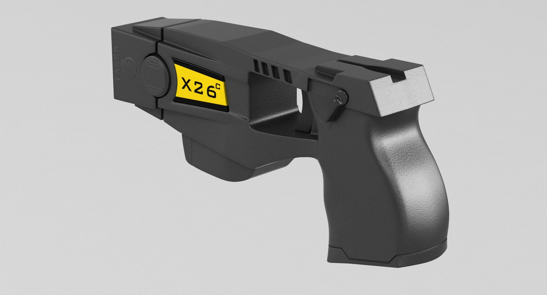 Taser Stun Gun 3D model_1