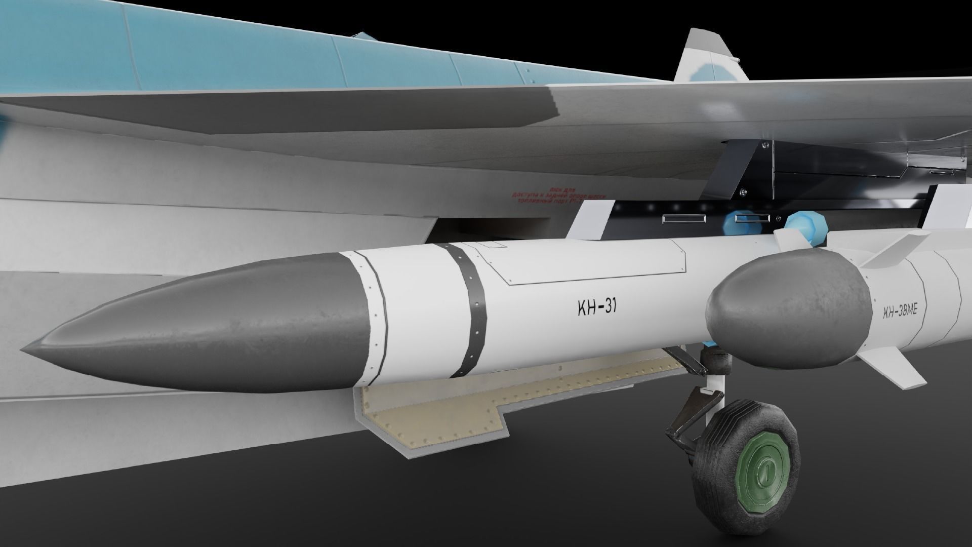 LTS Sukhoi T-75 Checkmate  Low-poly 3D model_17