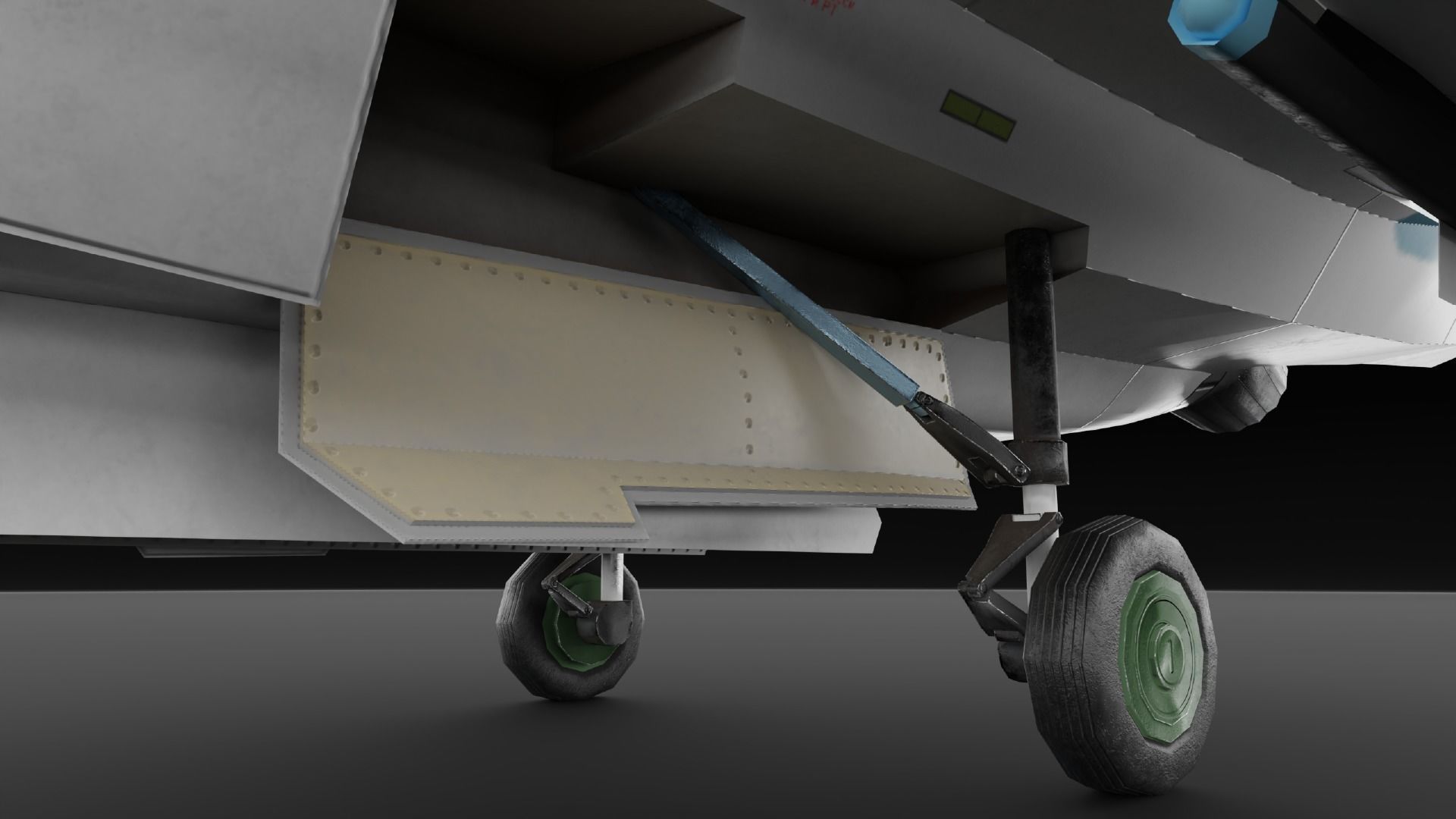 LTS Sukhoi T-75 Checkmate  Low-poly 3D model_14