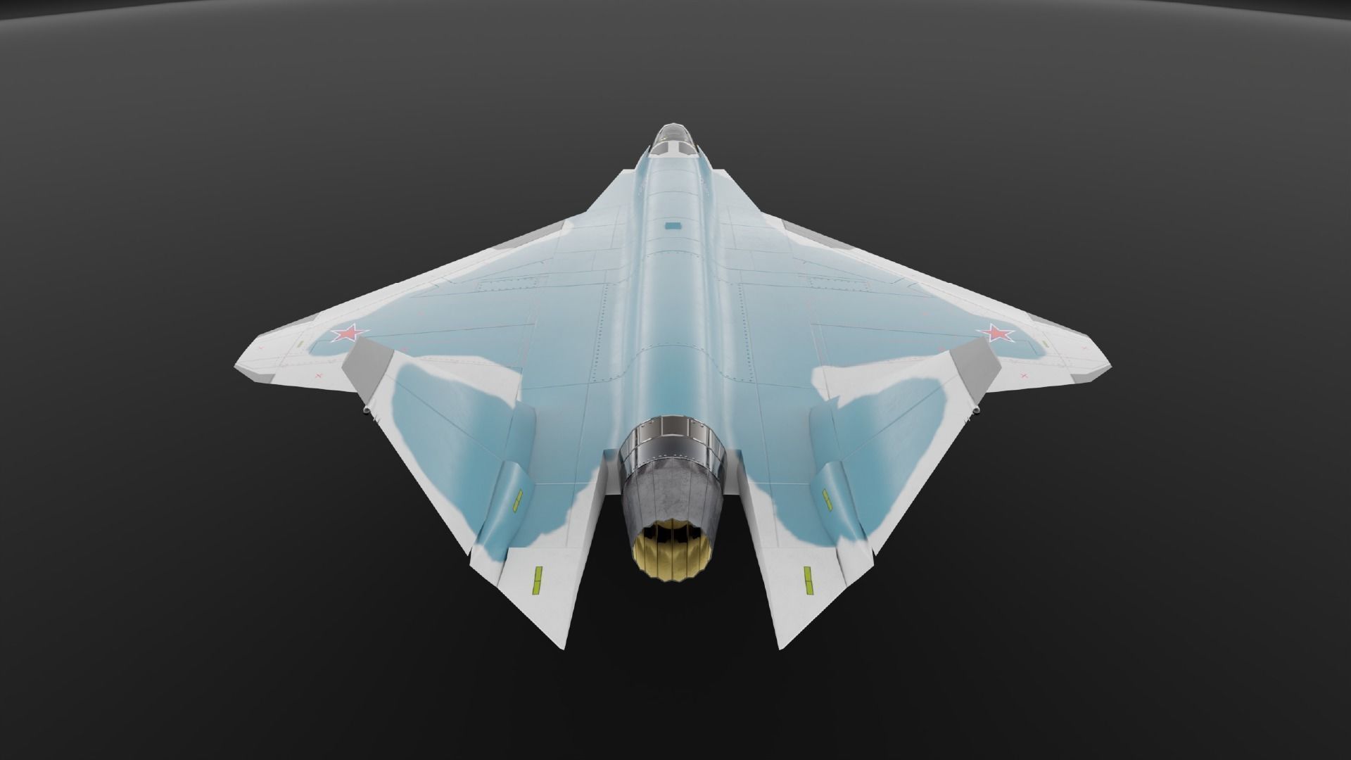 LTS Sukhoi T-75 Checkmate  Low-poly 3D model_10