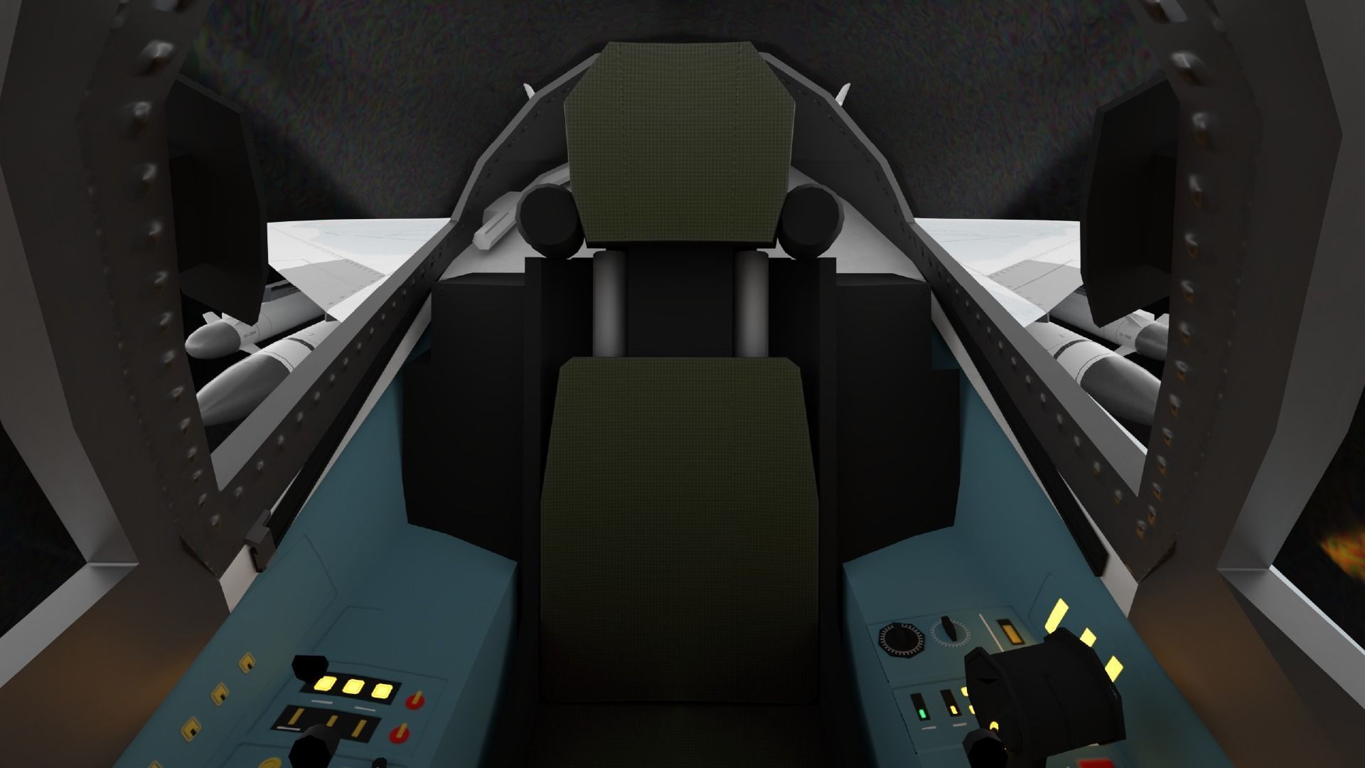 LTS Sukhoi T-75 Checkmate  Low-poly 3D model_23