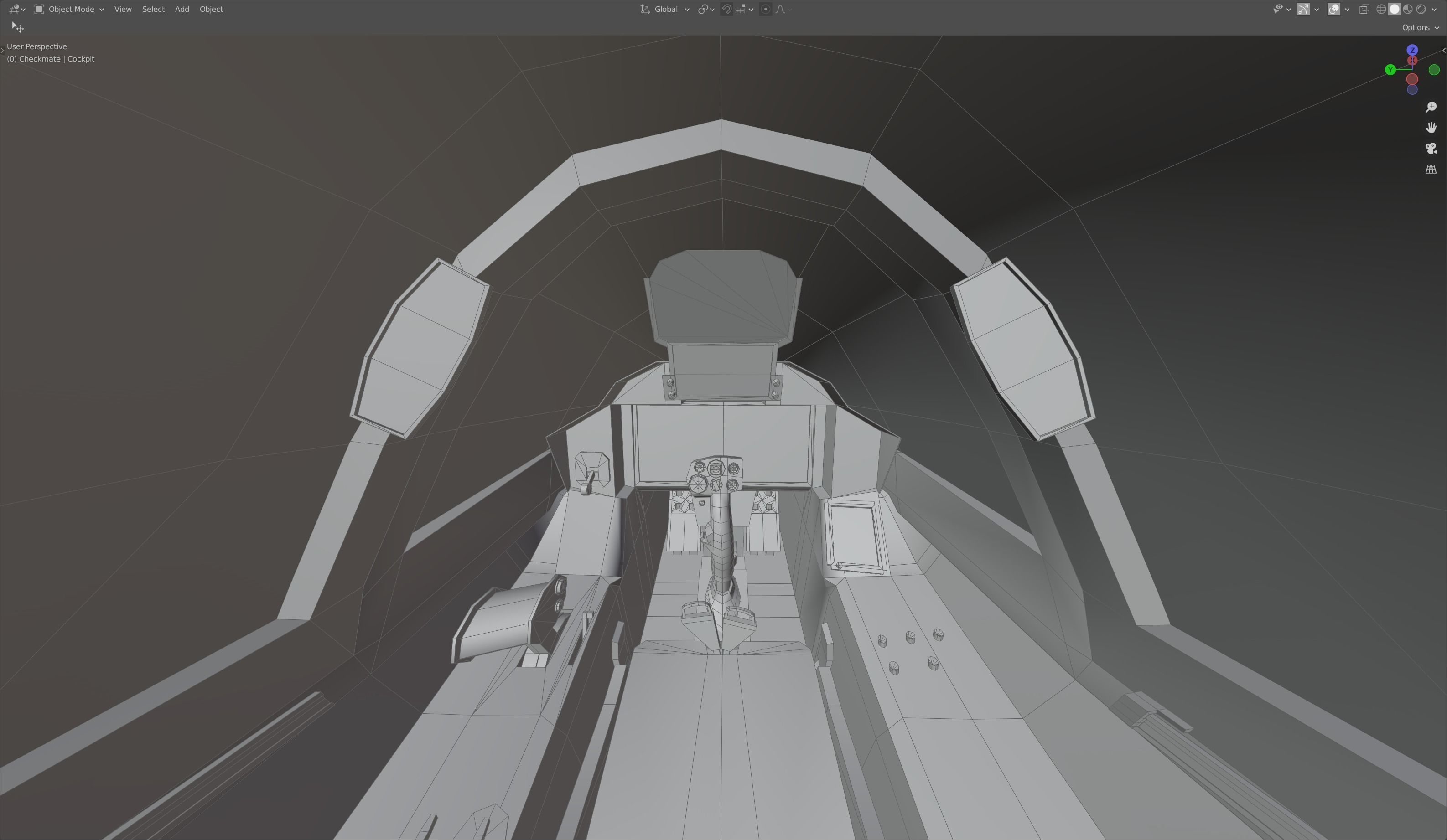 LTS Sukhoi T-75 Checkmate  Low-poly 3D model_27
