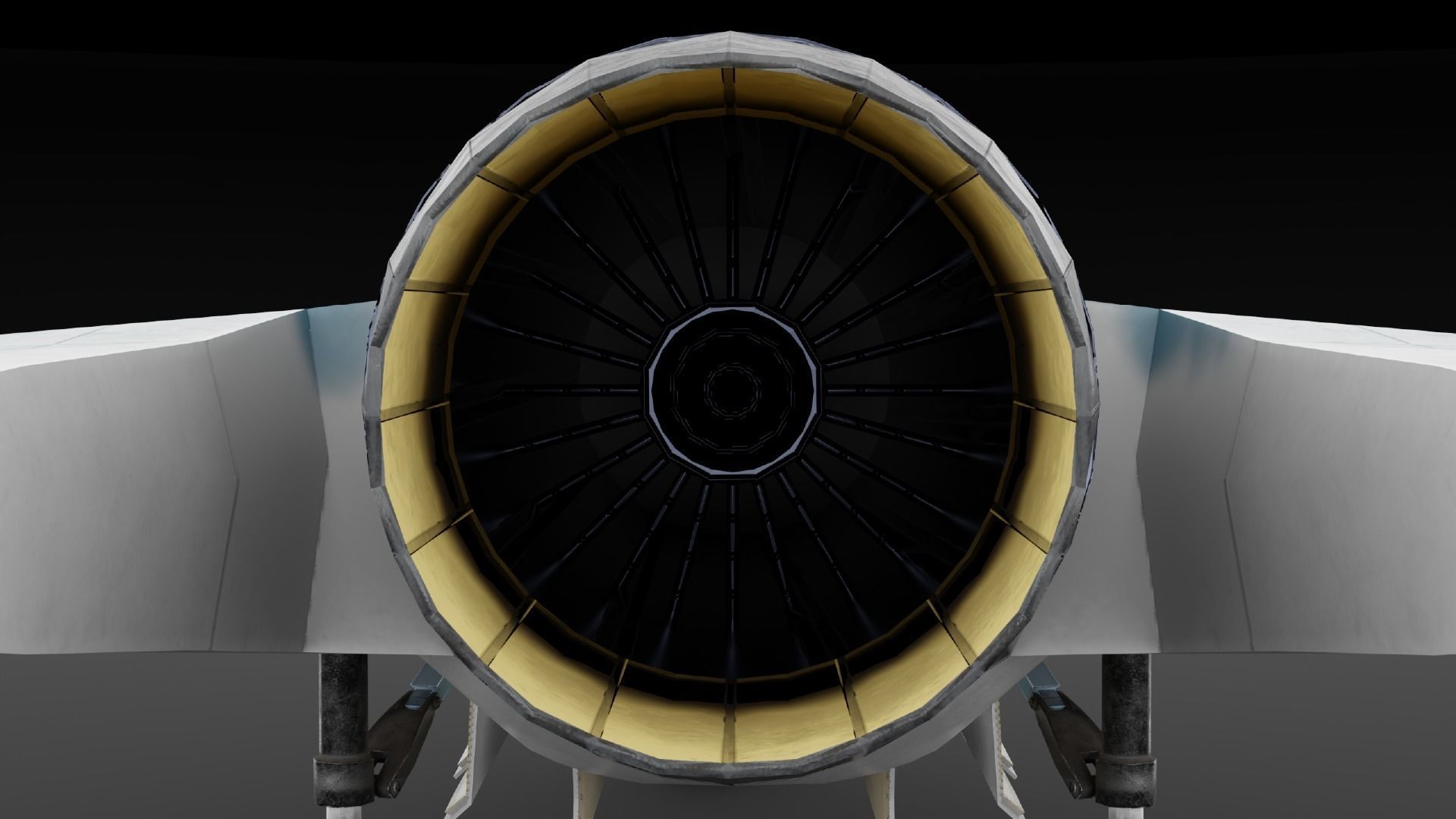 LTS Sukhoi T-75 Checkmate  Low-poly 3D model_12