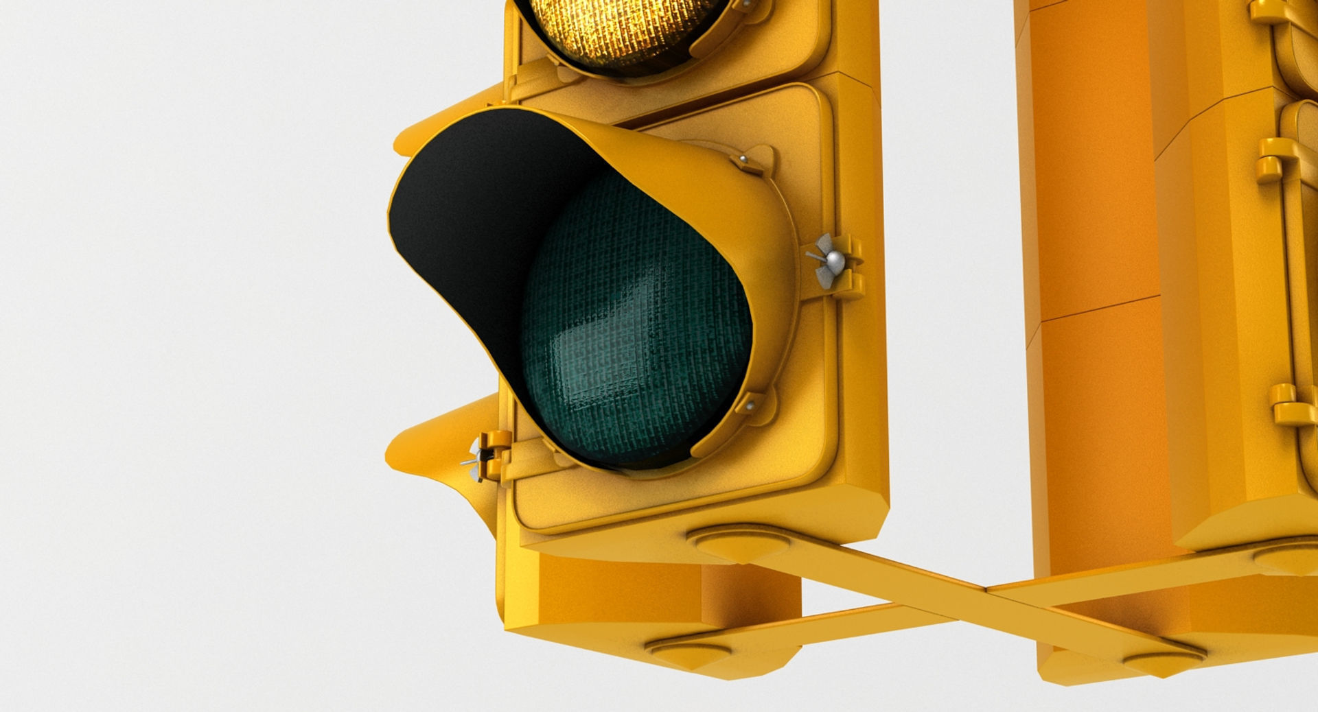 Hanging Traffic Light 3D model_5