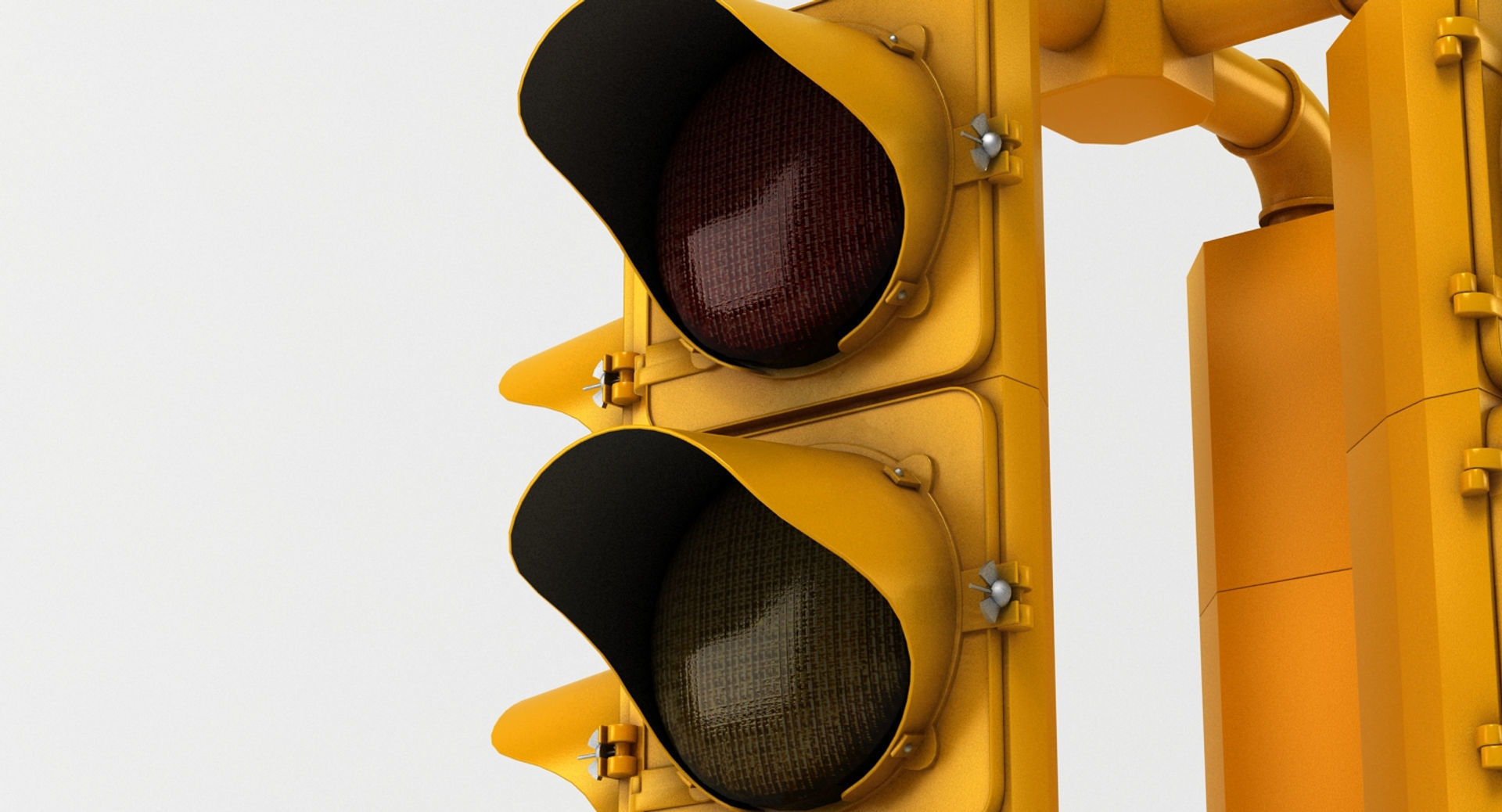 Hanging Traffic Light 3D model_3