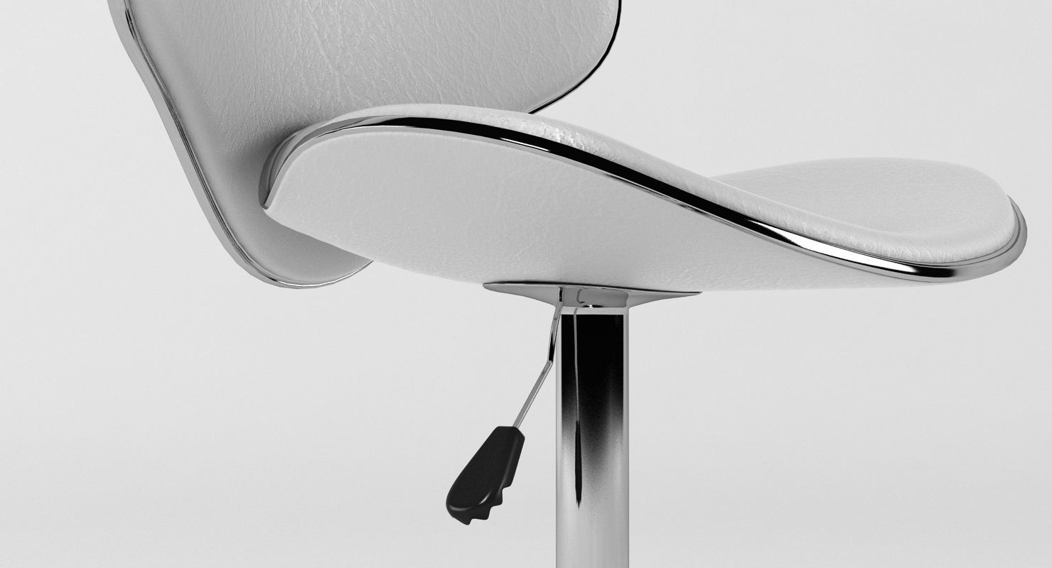 LexMod Saddleback Fly Bar Stool 3D model_1