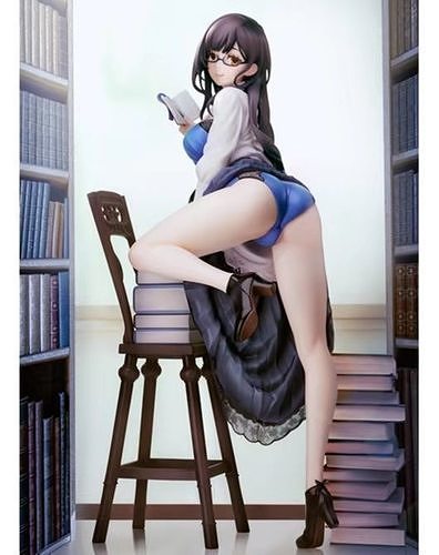 Pretty girl with glasses for 3d print model 3D print model