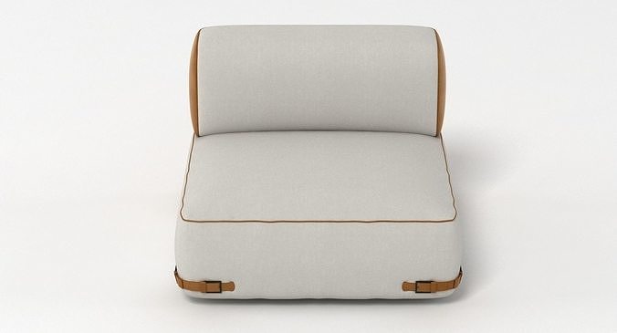 Fendi Soho Sofa 2 3D model 2