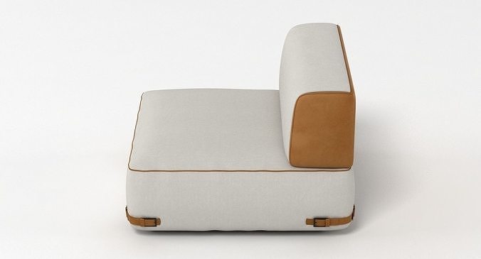 Fendi Soho Sofa 2 3D model 3