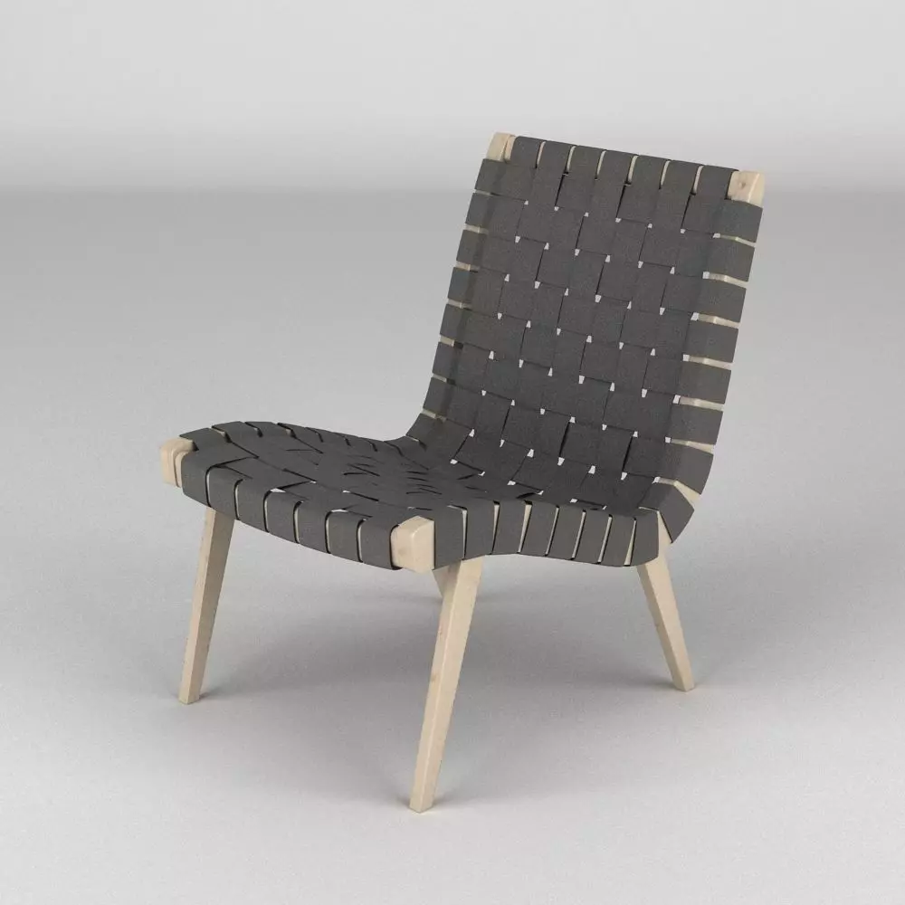 Jens Risom Knoll Chair 3D model