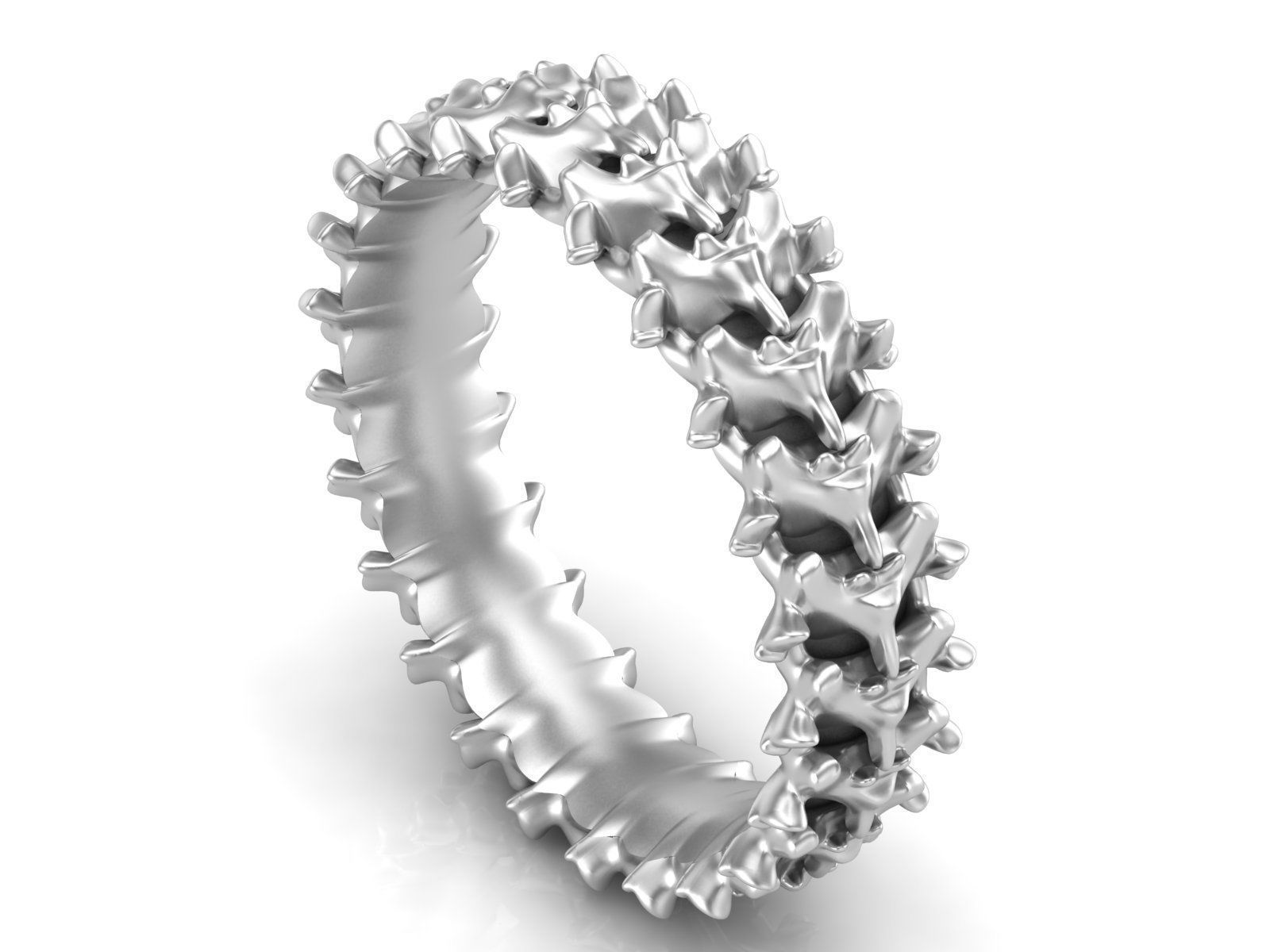 Spine Ring 6 mm Length 3D print model_3