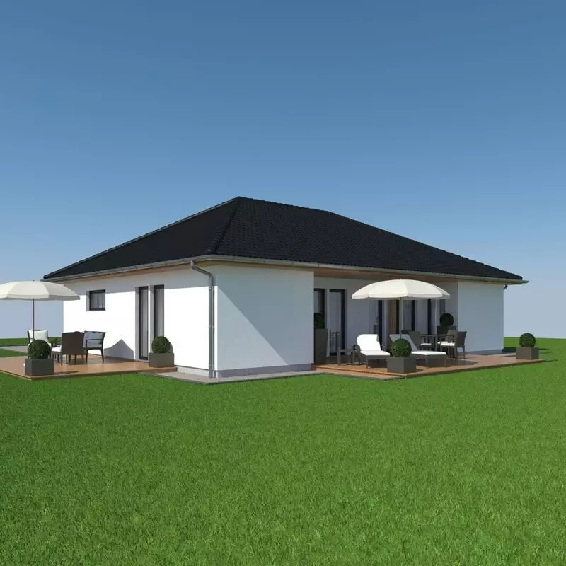 Family House 3 3D model_0