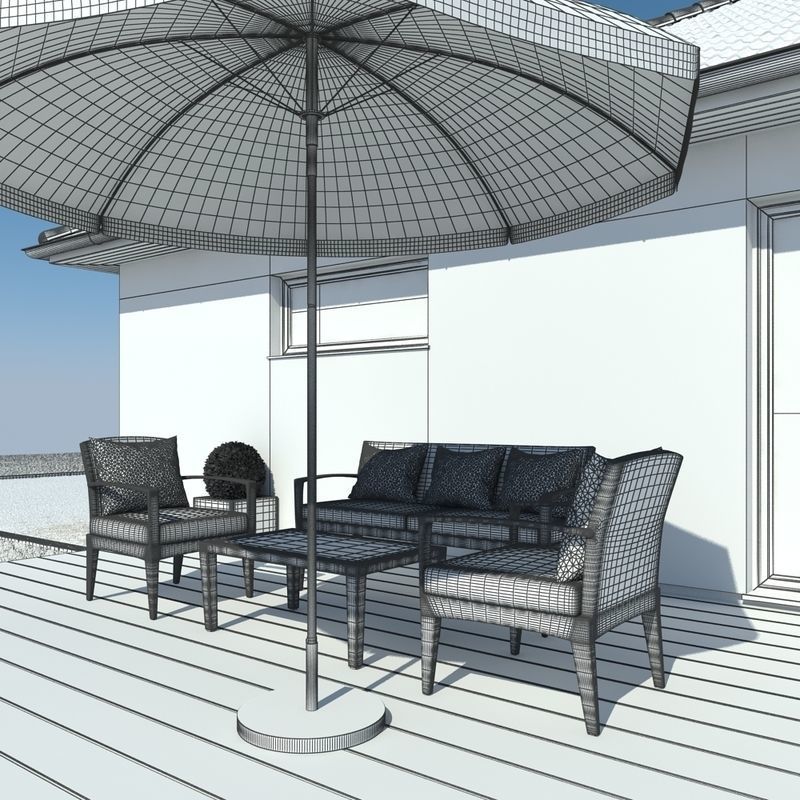 Family House 3 3D model_9