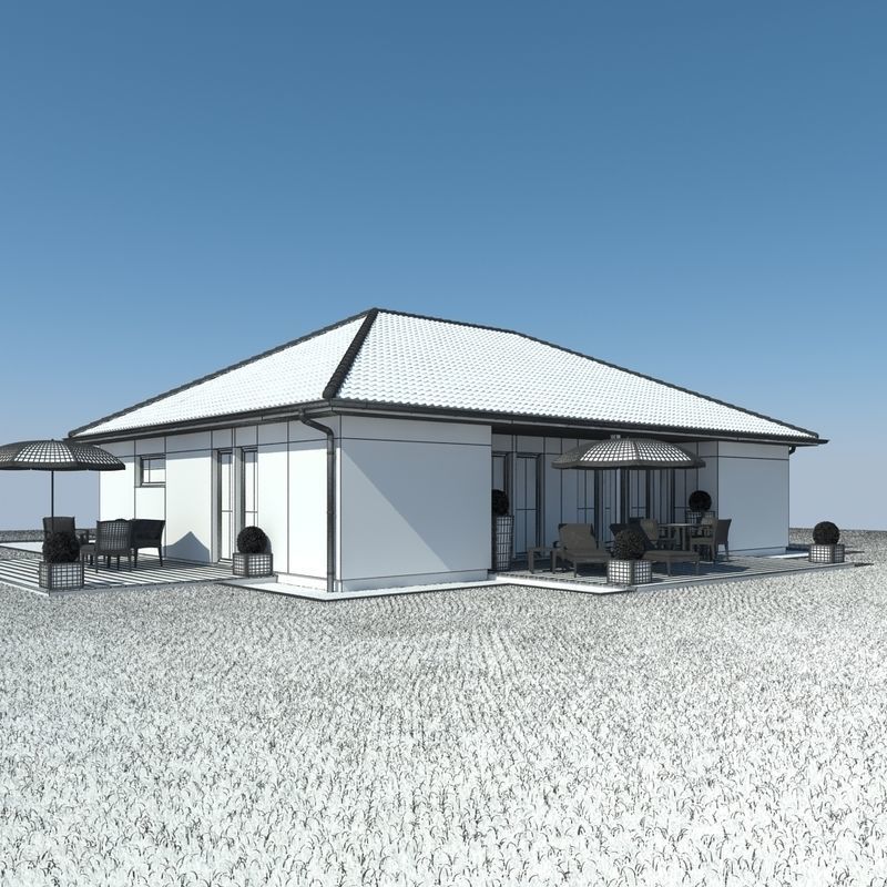 Family House 3 3D model_7