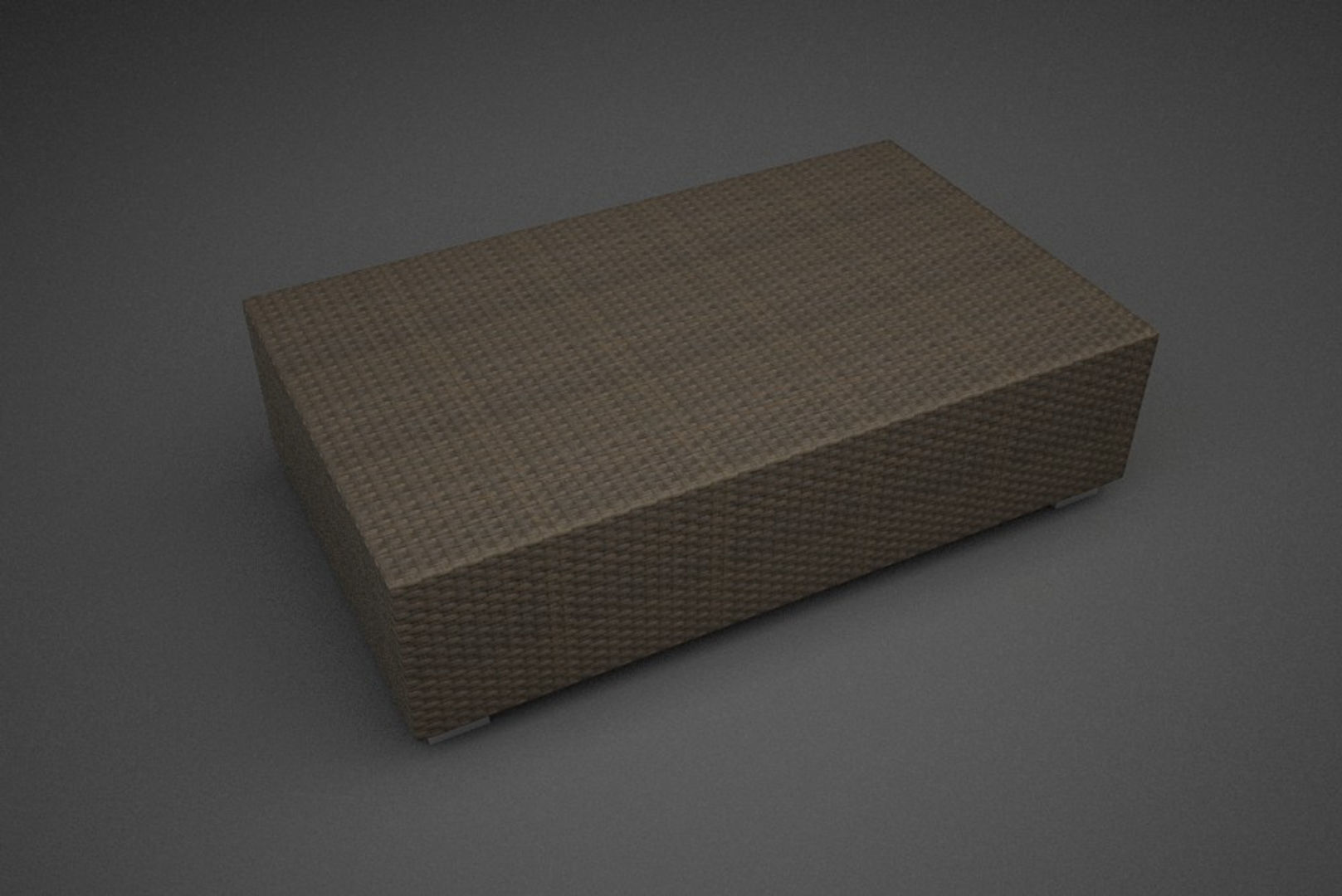 Modular Rattan Furniture Set 3 3D model_10