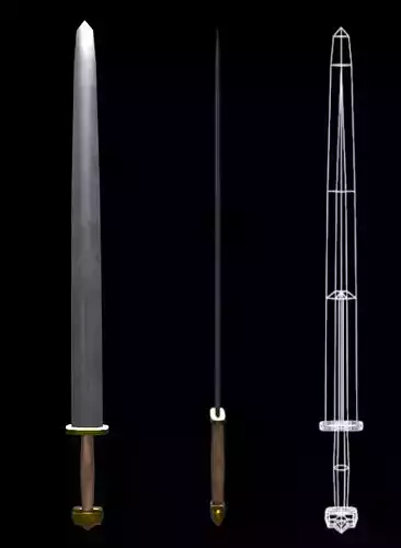 Low Poly Simple Swords Pack for Unreal Engine 