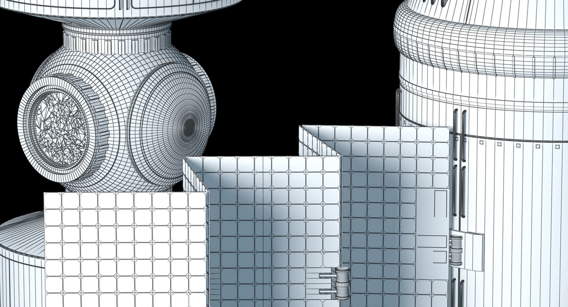 Modular Space Station 3D model_18