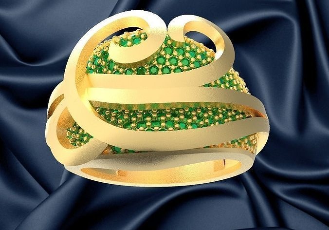 ring 18k 3D print model