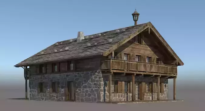 Wooden Cabin Chalet 2